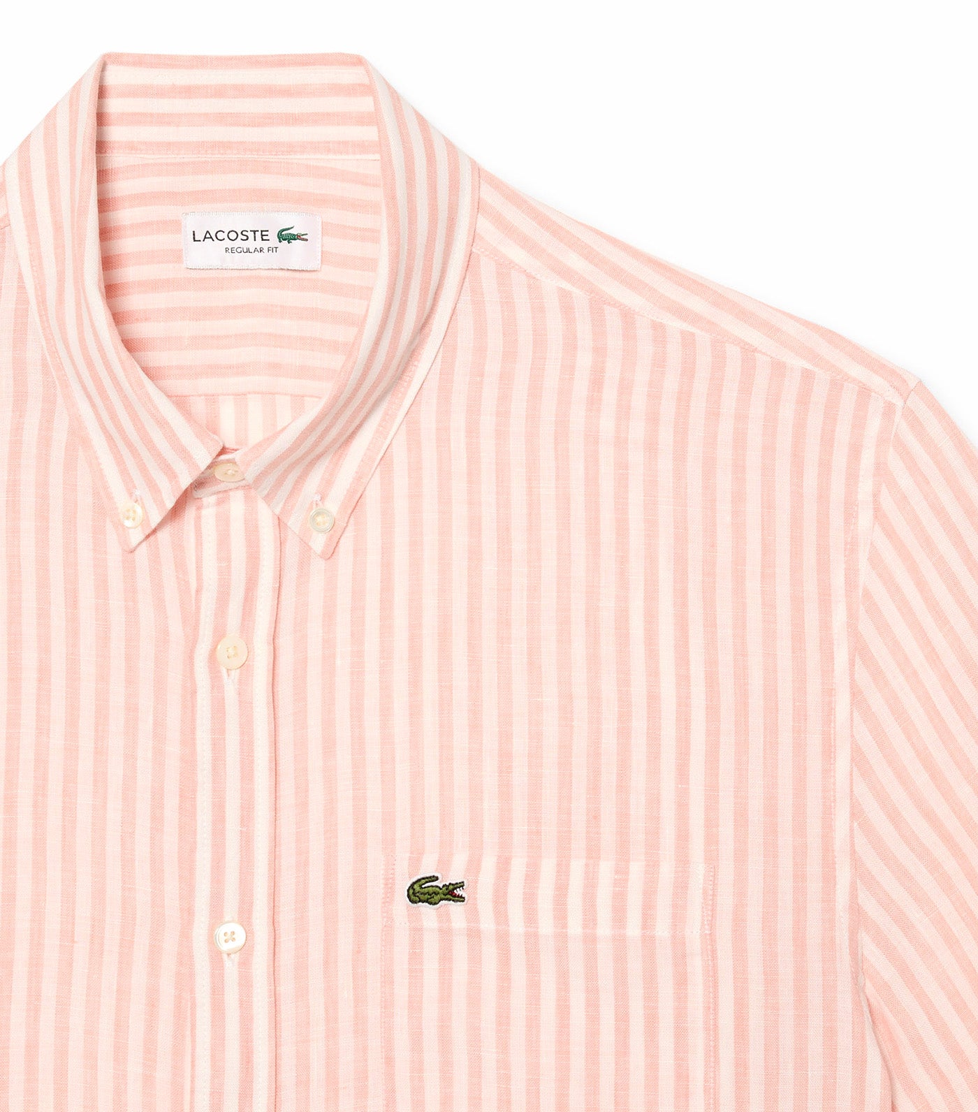 Regular Fit Short Sleeved Linen Shirt