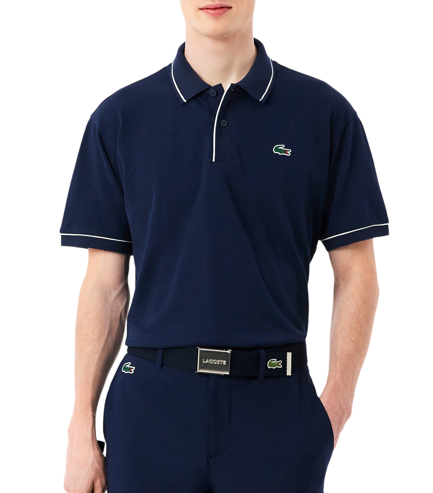 Heat Regulating Mini Piqué Golf Polo Shirt