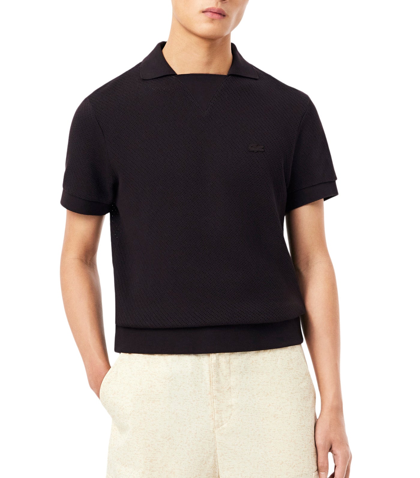 Regular Fit Lacy Cotton Polo Shirt Buffalo