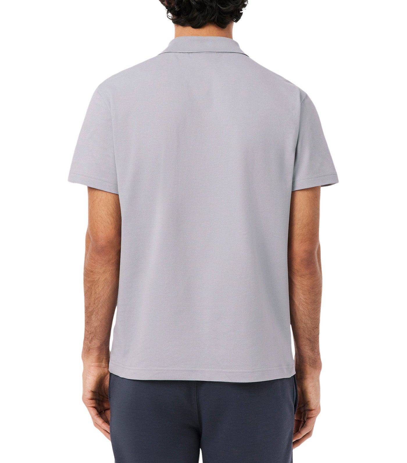 Regular Fit Cotton Colorblock Polo Shirt Elephant Grey/Graphite/White