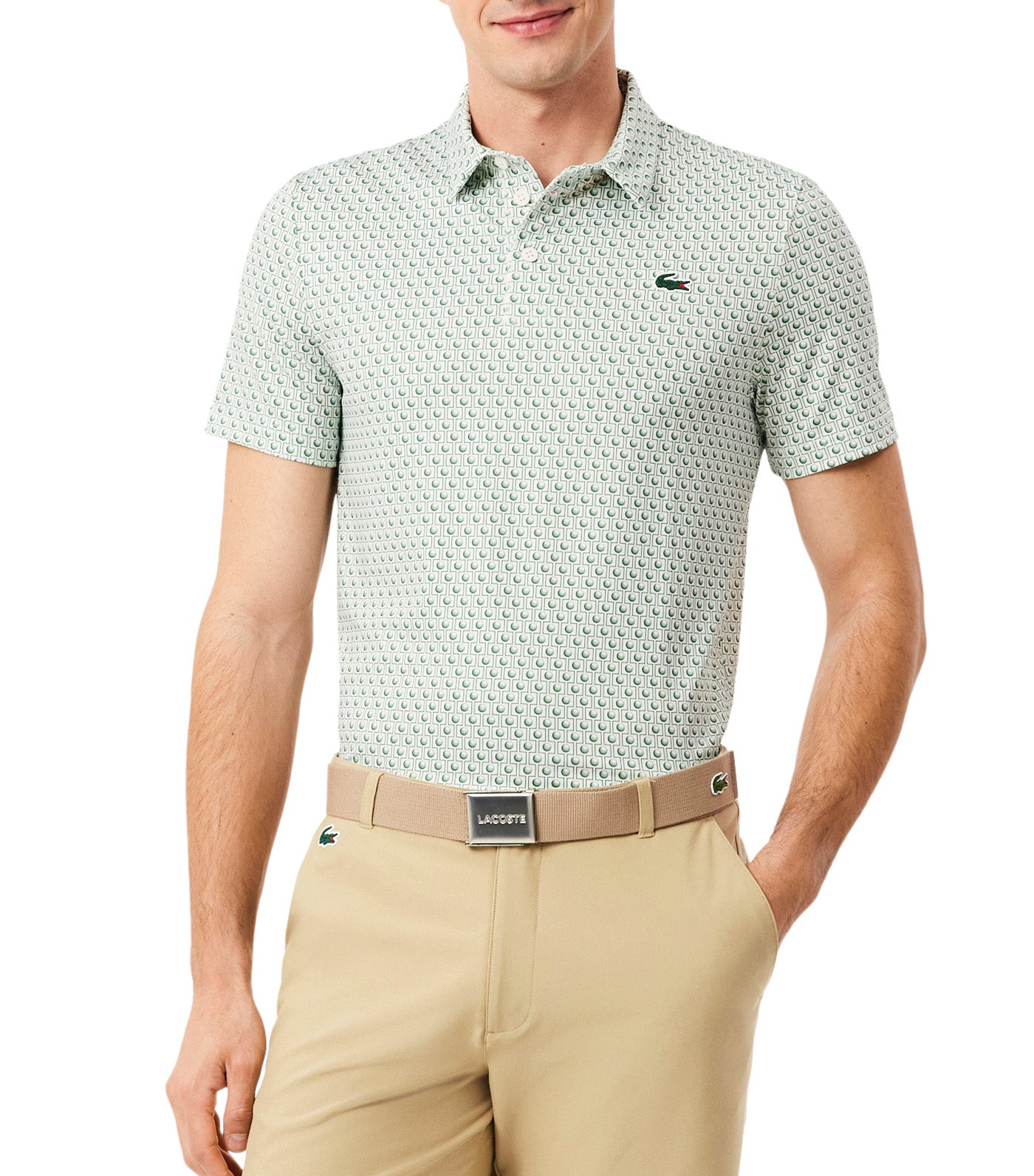 Regular Fit Printed Golf Polo Shirt
