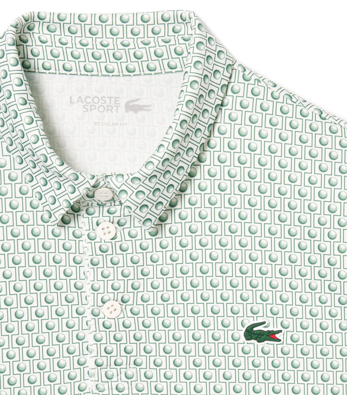 Regular Fit Printed Golf Polo Shirt