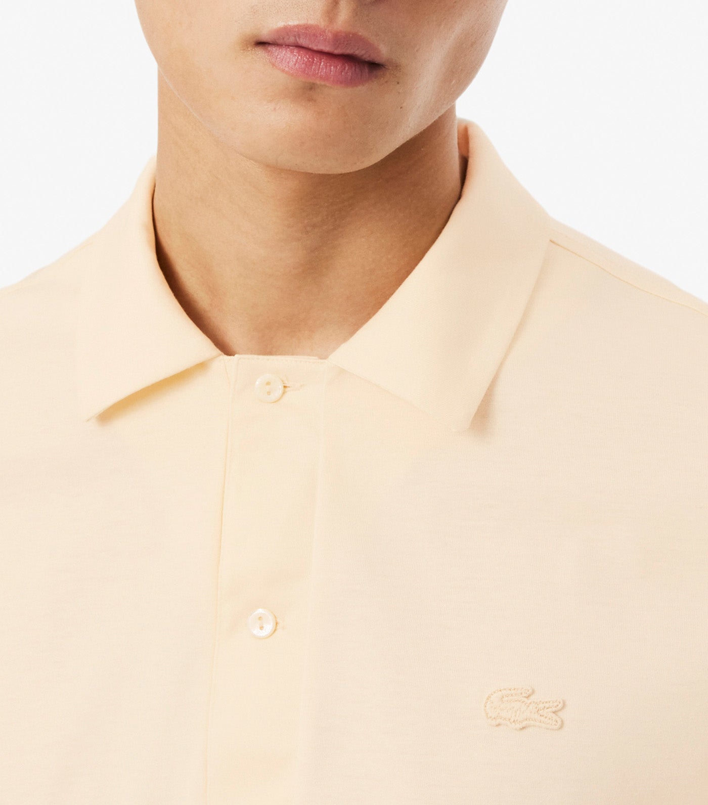 Paris Classic Fit Open Neck Embroidered Polo Shirt