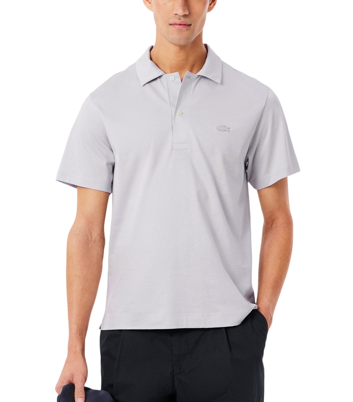 Paris Classic Fit Open Neck Embroidered Polo Shirt Calluna