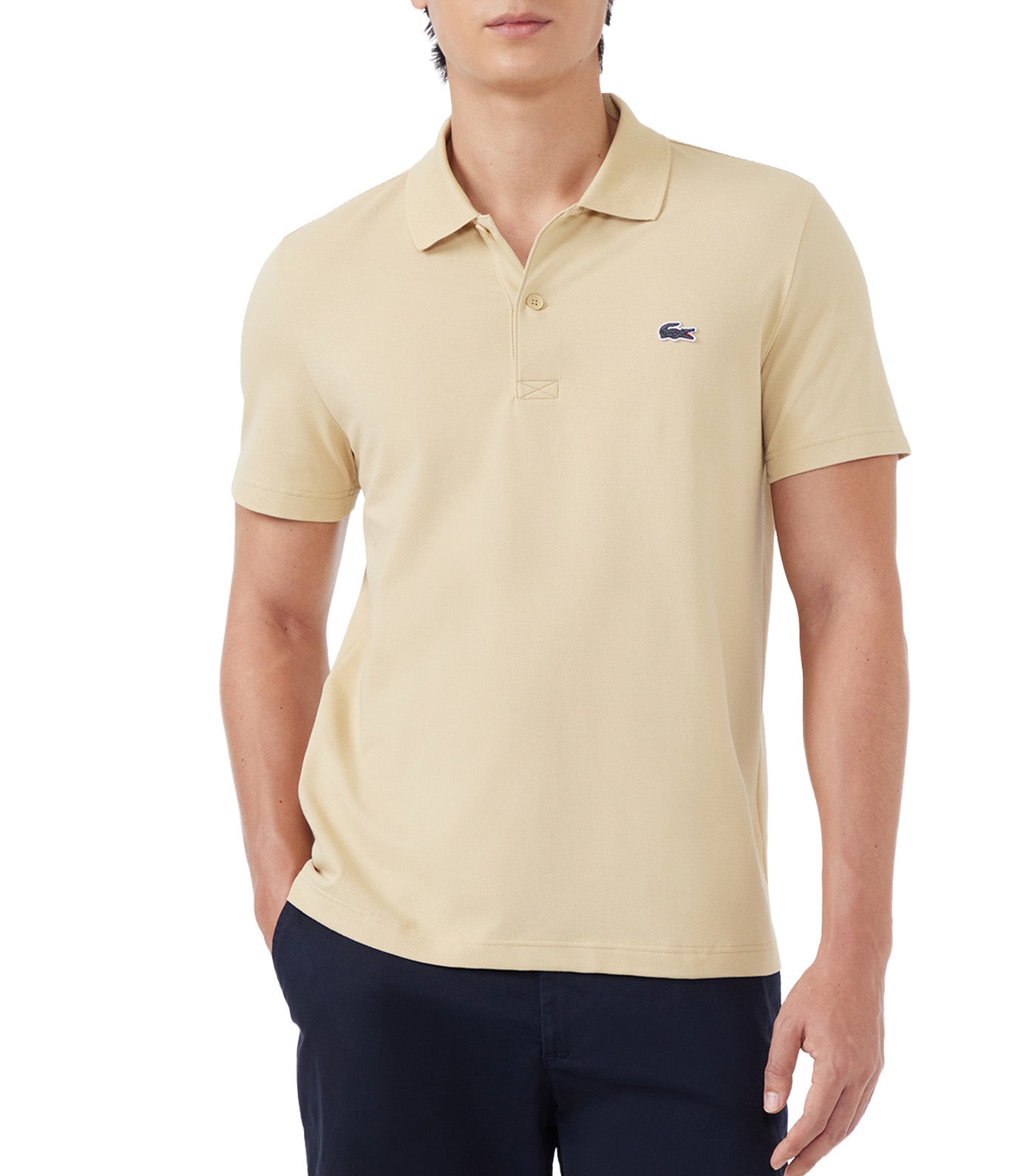 Regular Fit Cotton Polo Shirt Millet