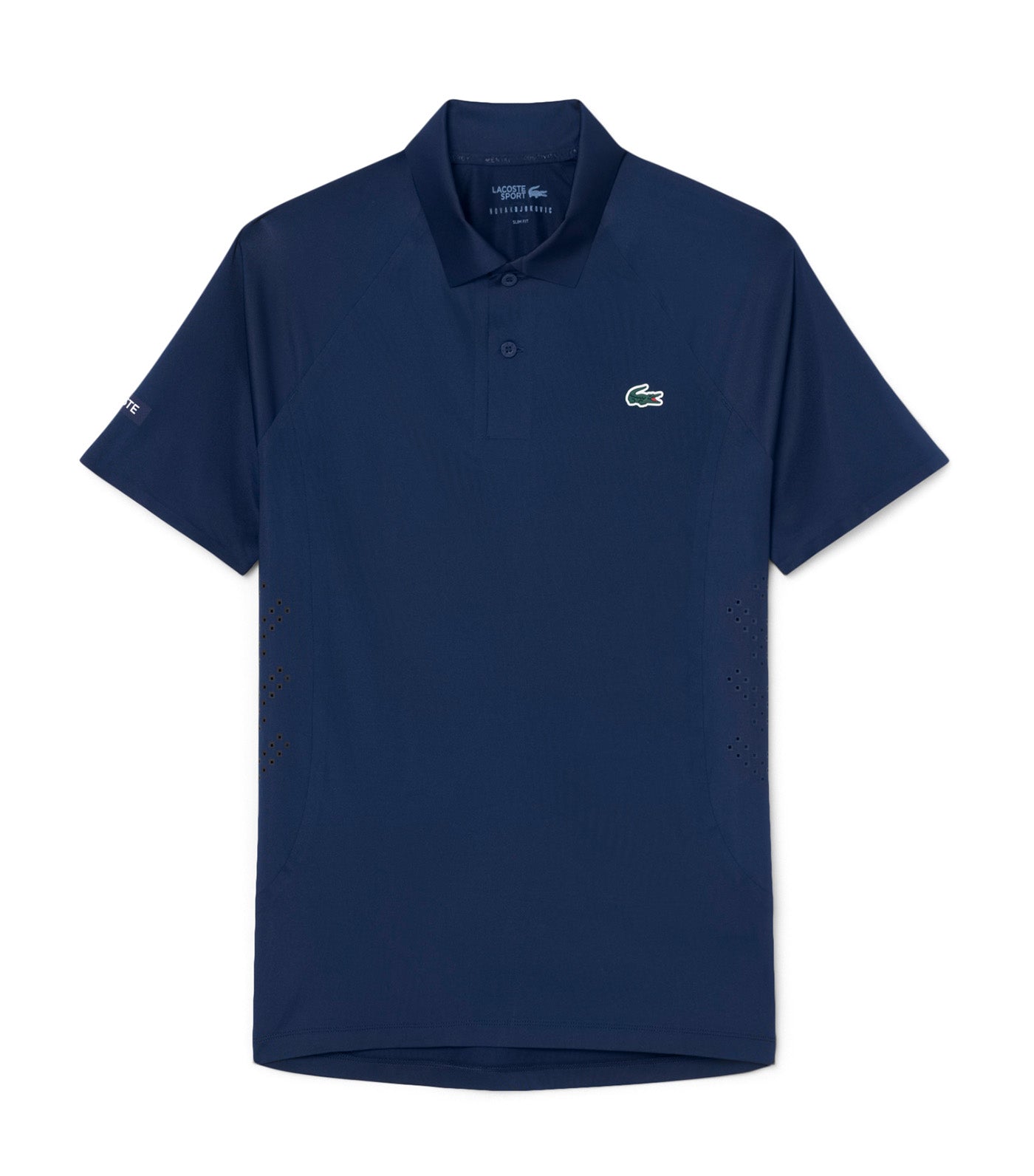 Lacoste Tennis x Novak Djokovic On Court Polo Shirt Navy Blue