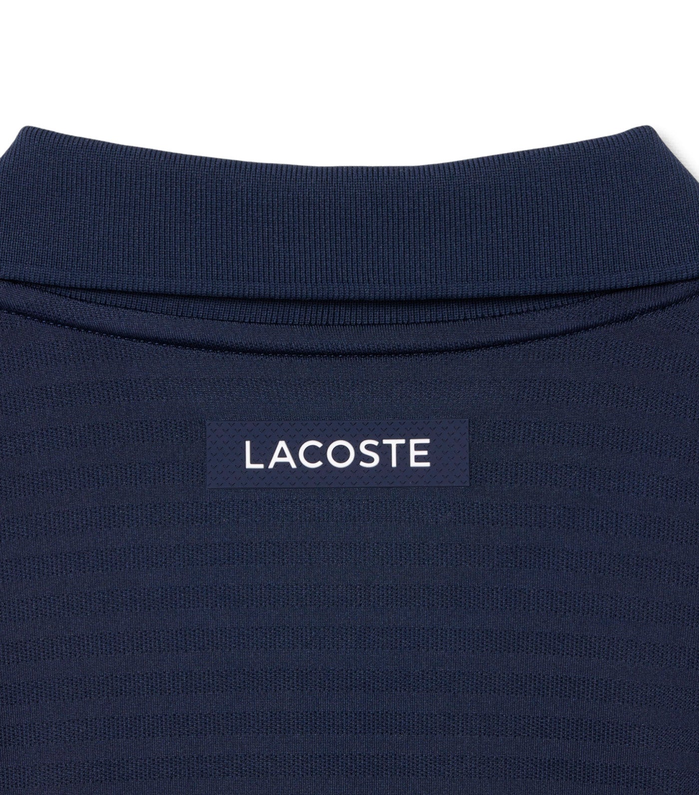 Ultra Dry Stretch Jacquard Tennis Polo Shirt Navy Blue