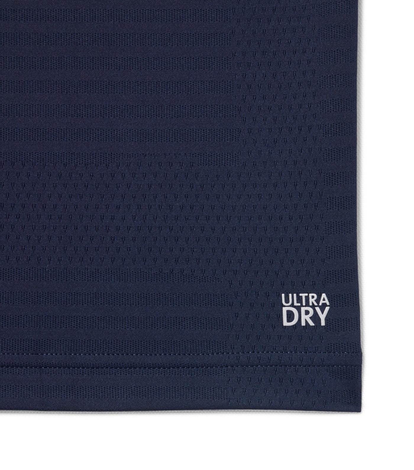 Ultra Dry Stretch Jacquard Tennis Polo Shirt Navy Blue