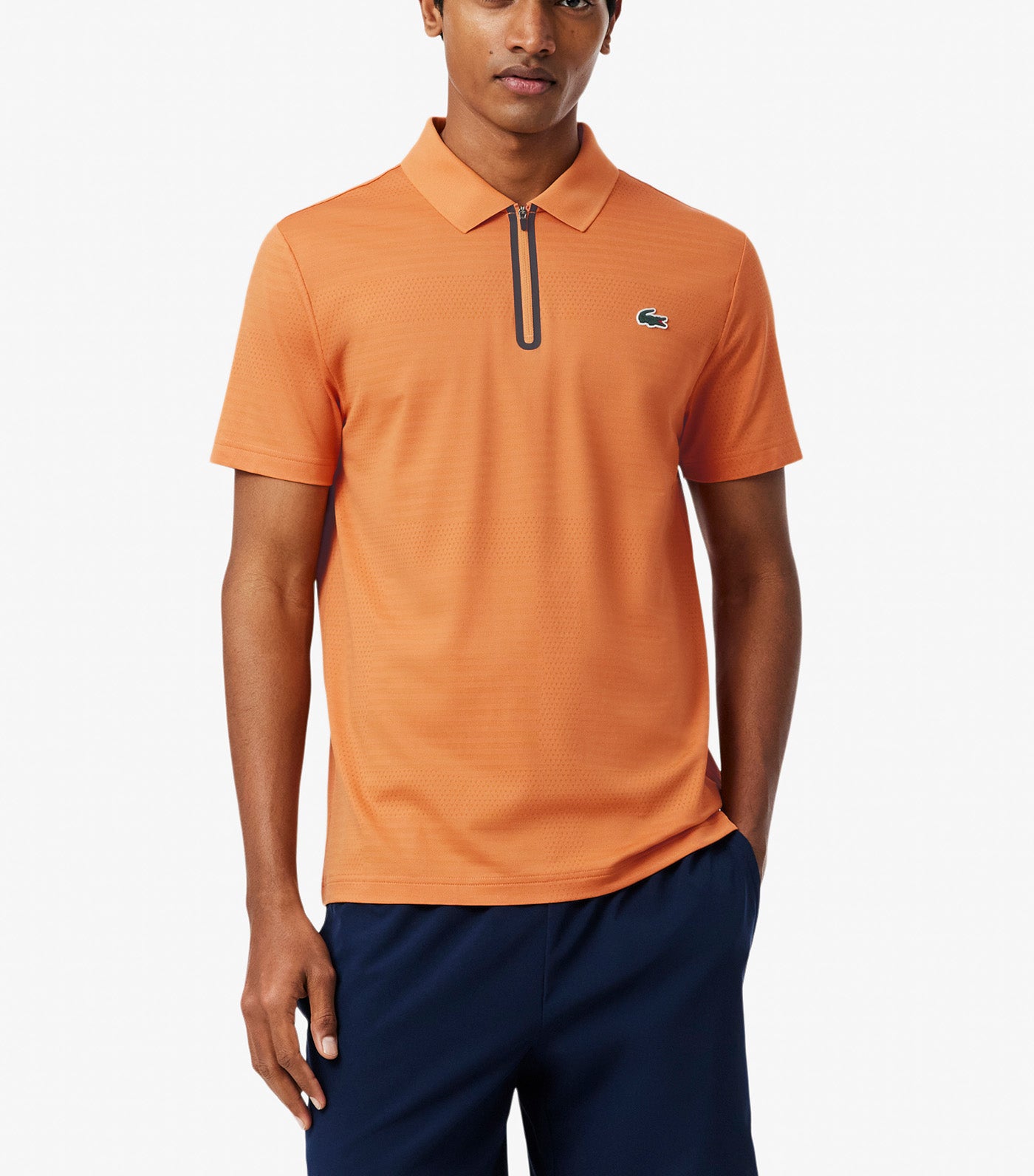 Ultra Dry Stretch Jacquard Tennis Polo Shirt Blossom