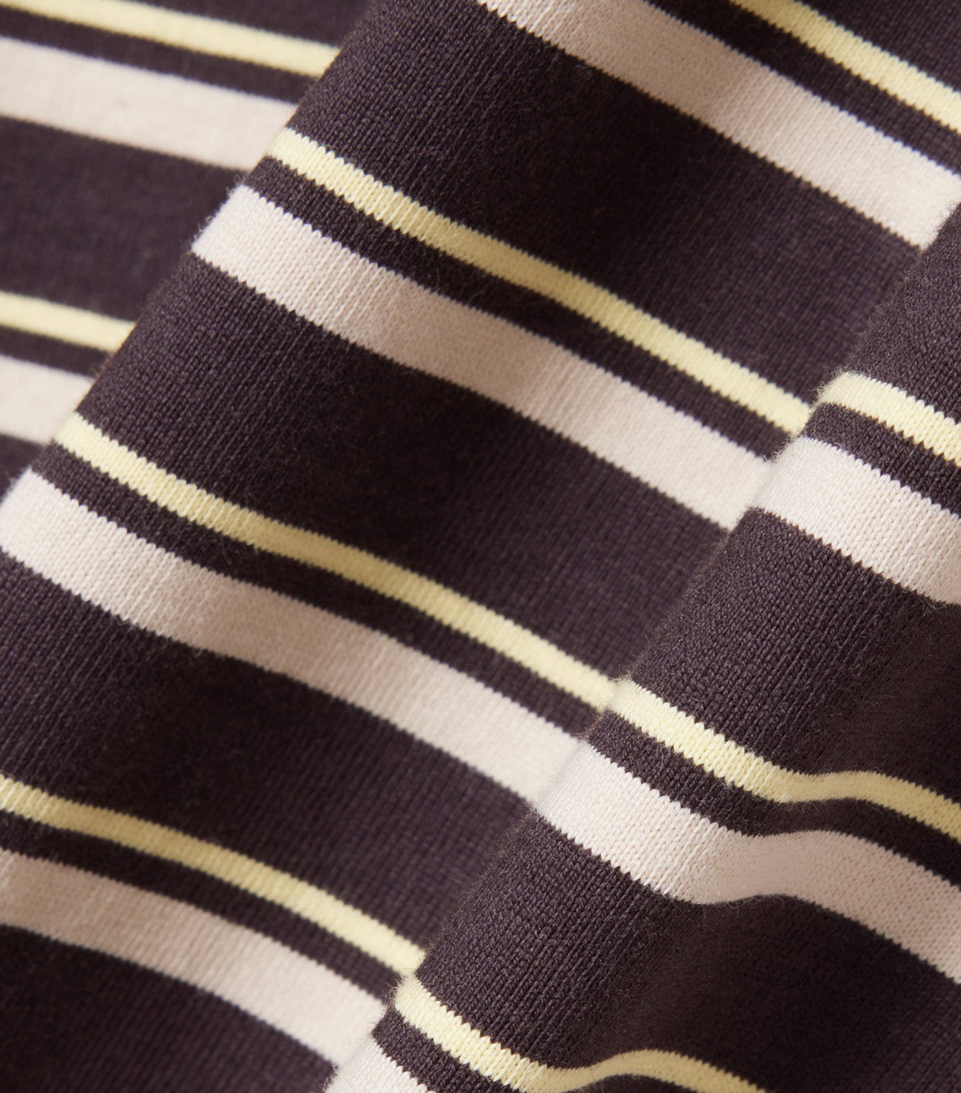 Striped Cotton T-shirt Dress Buffalo/Lionne-Yellow