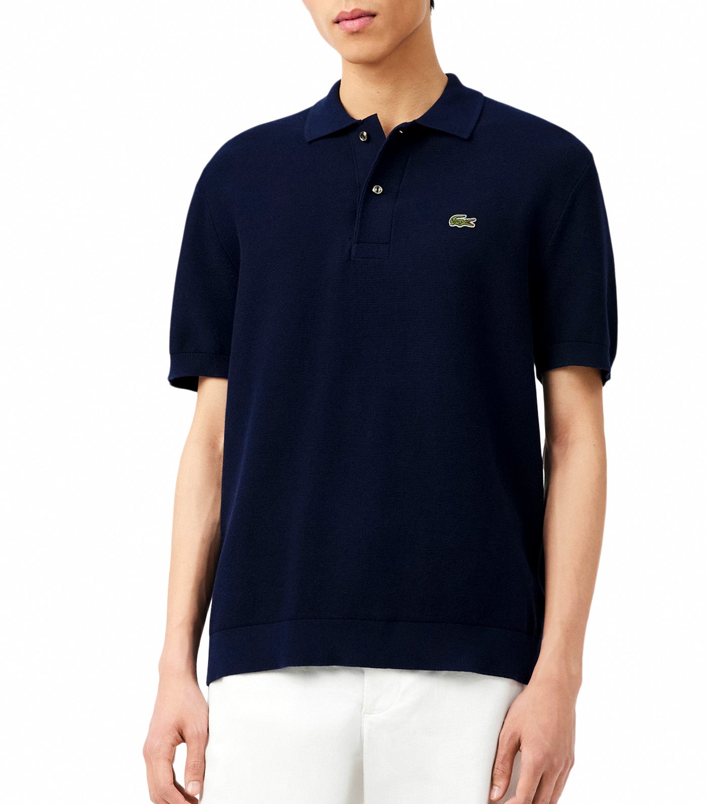 Classic Fit Knitted Polo Shirt