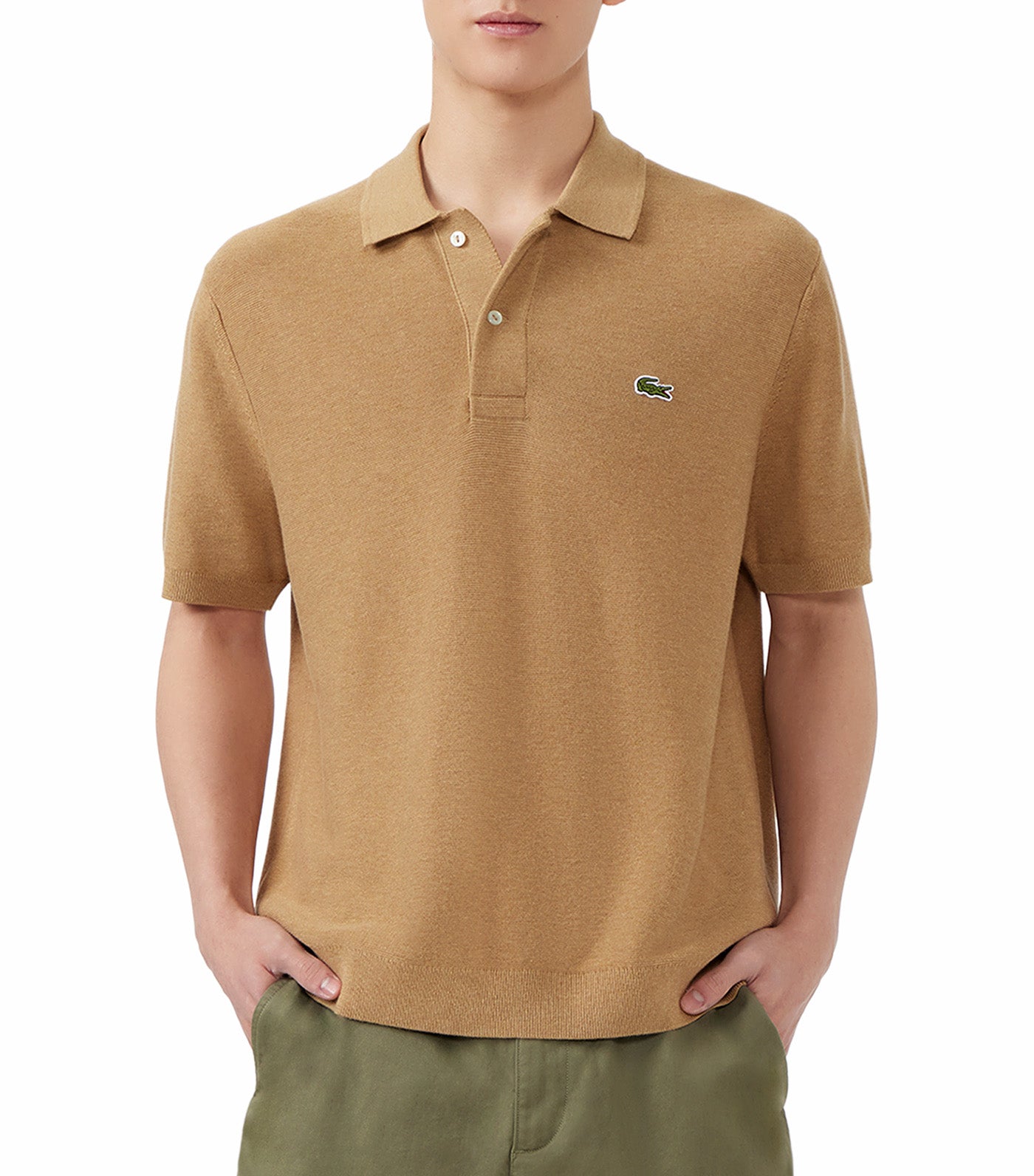 Classic Fit Knitted Polo Shirt