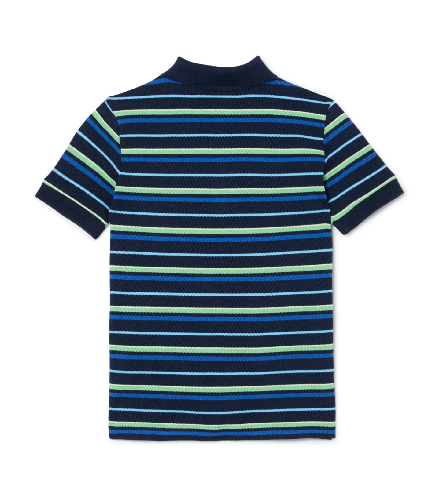 Contrast Stripe Petit Piqué Polo Shirt