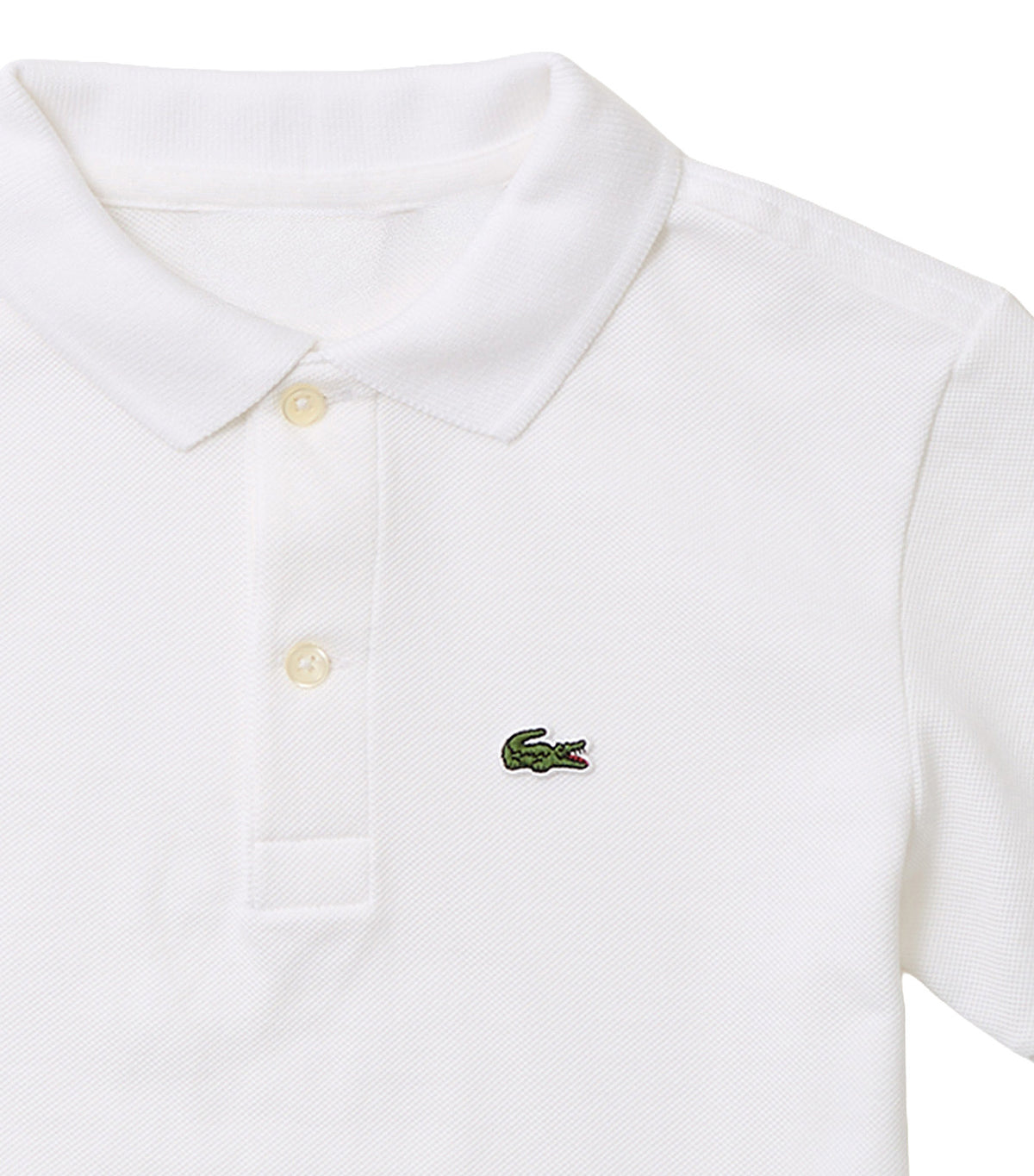 Petit Piqué Polo Shirt White