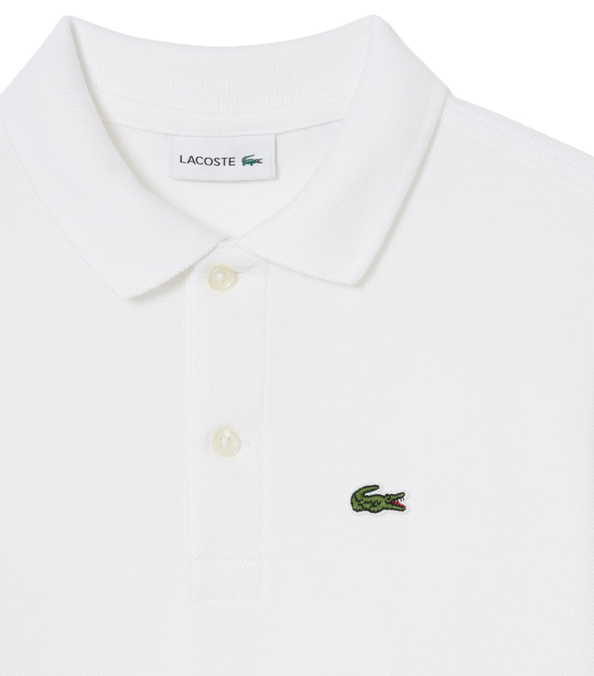 Petit Piqué Polo Shirt White