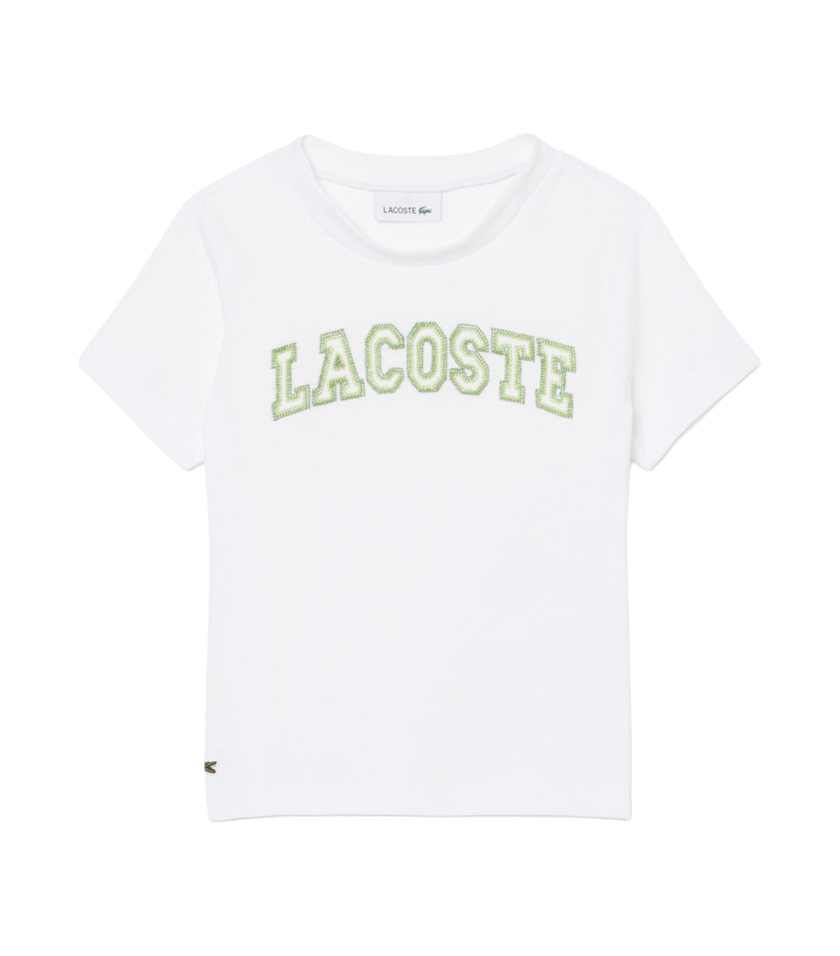 Embroidered Cotton T-Shirt White