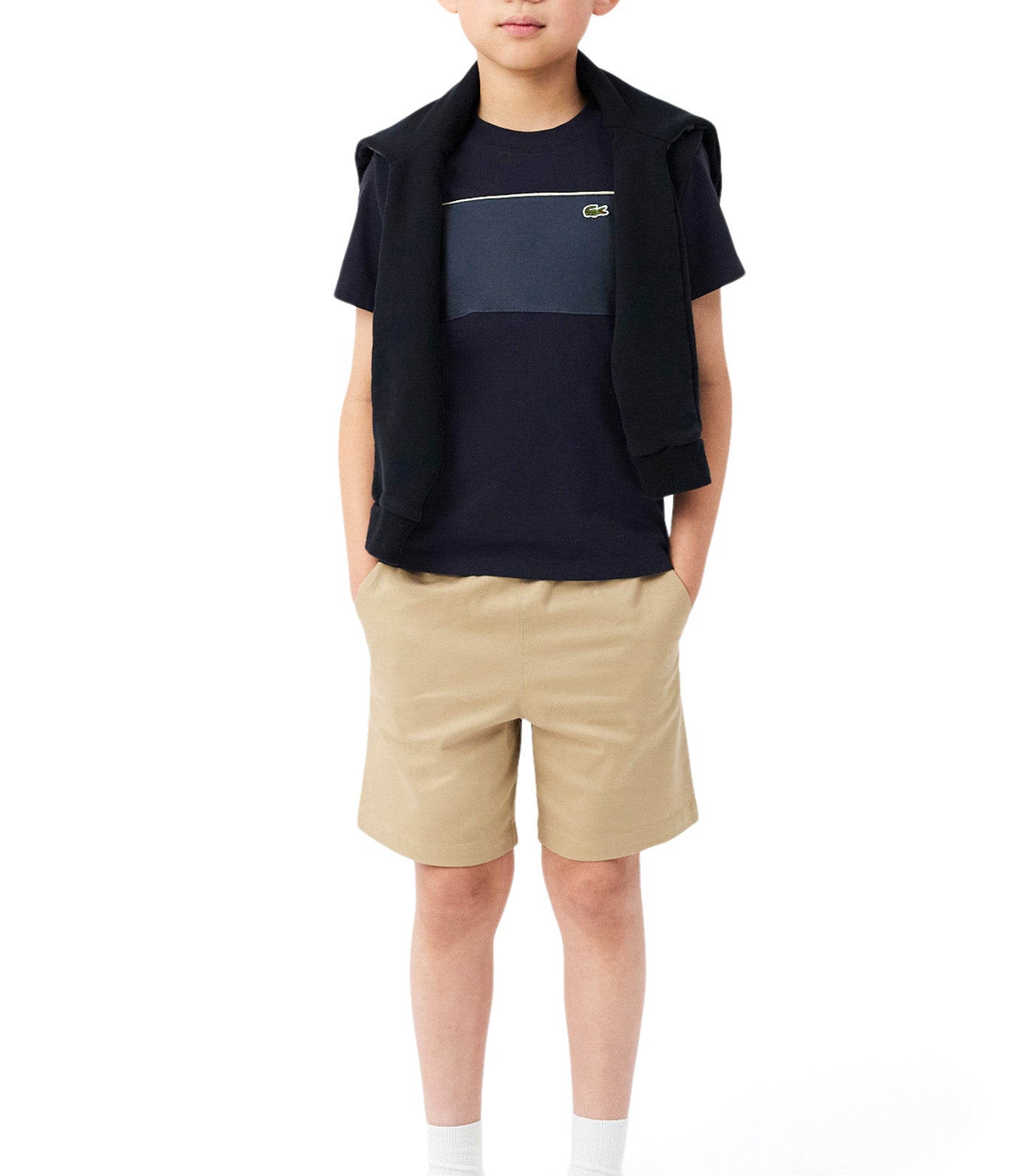 Cotton Color-Block T-Shirt