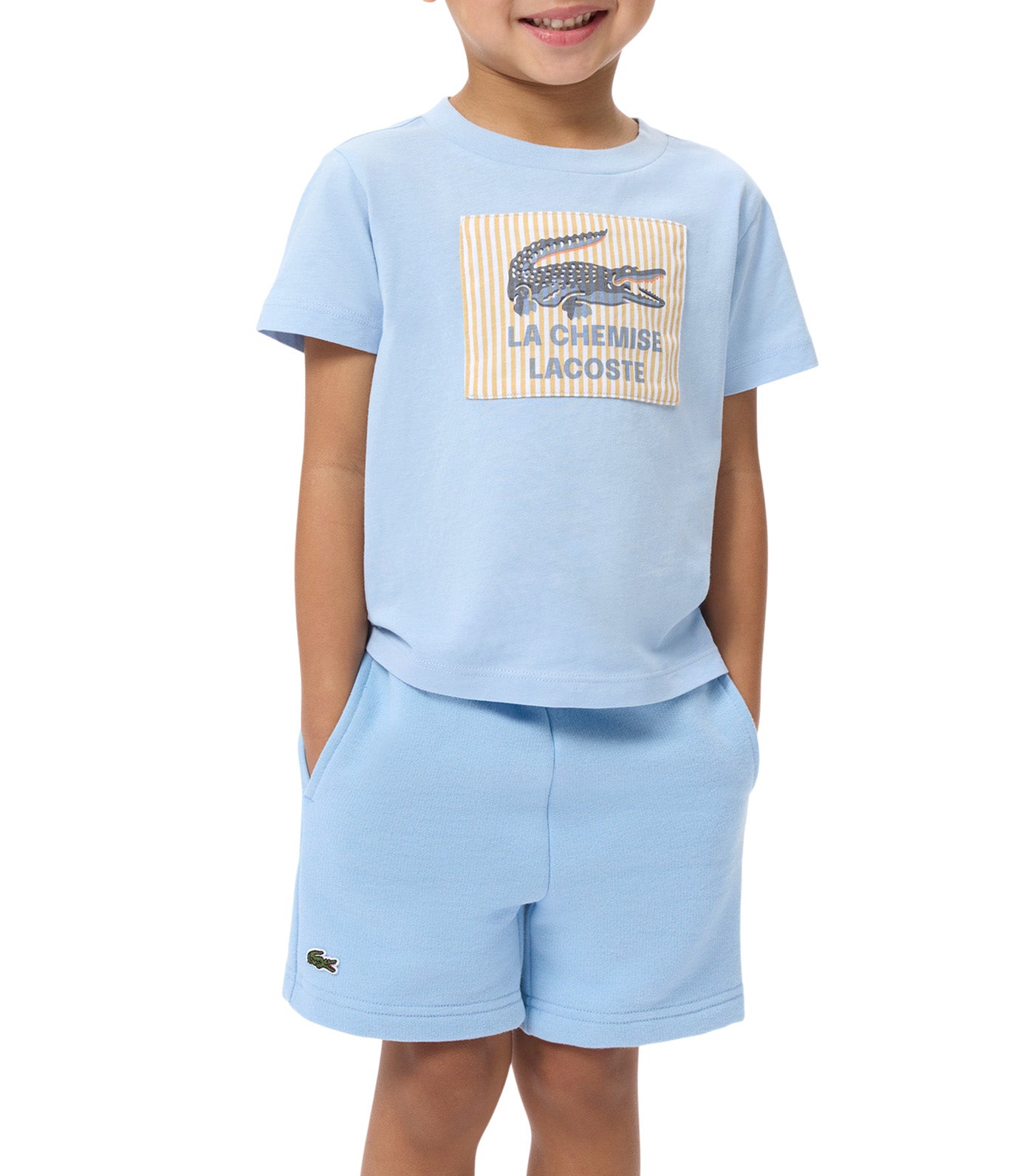 Badge Accent Cotton T-Shirt