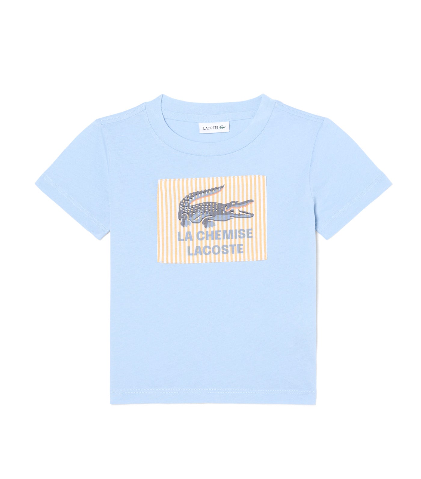 Badge Accent Cotton T-Shirt