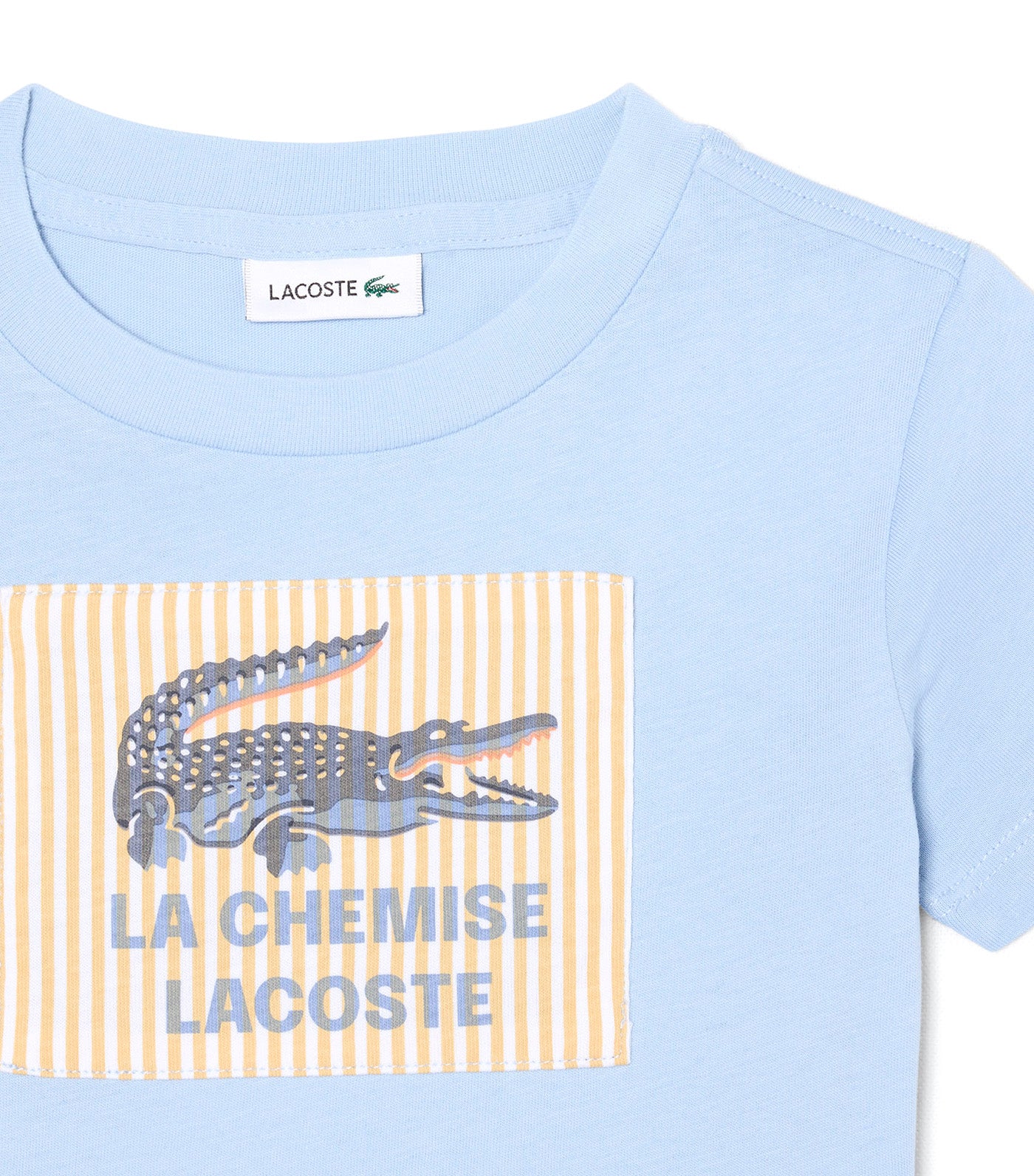 Badge Accent Cotton T-Shirt
