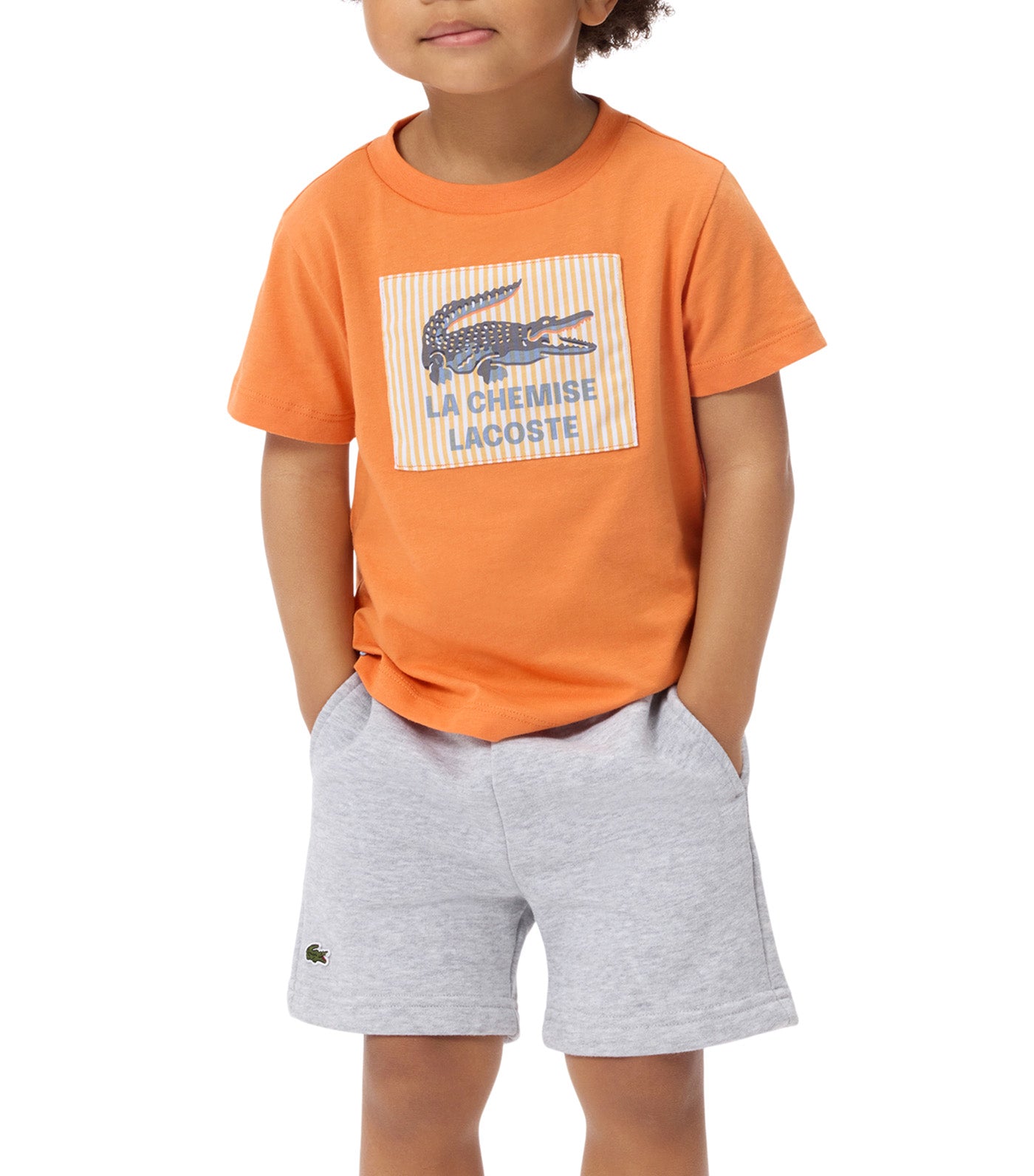 Badge Accent Cotton T-Shirt