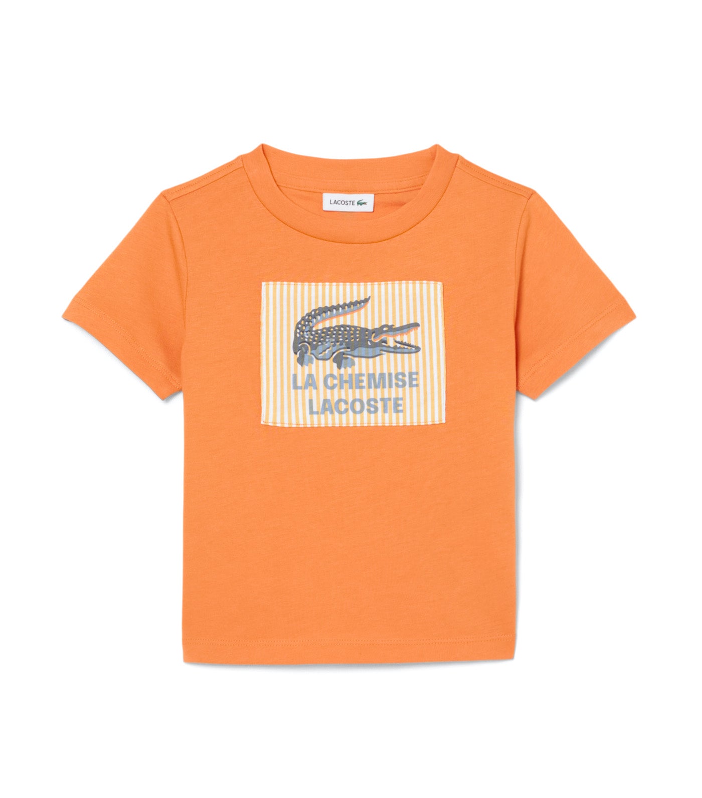 Badge Accent Cotton T-Shirt