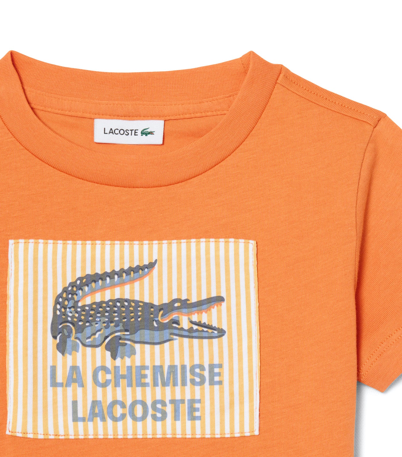 Badge Accent Cotton T-Shirt