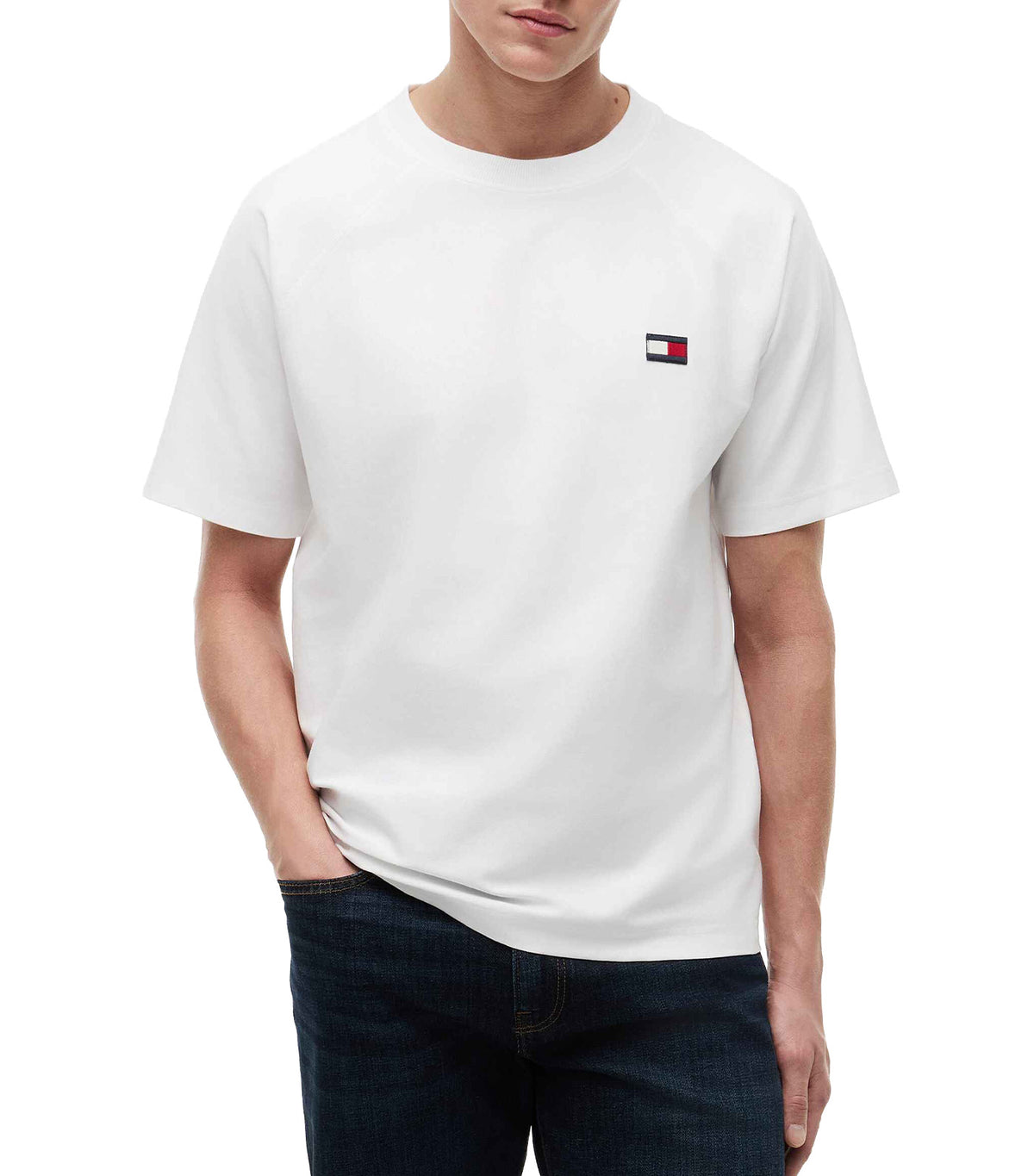 Men's Flag Elevated Tee White