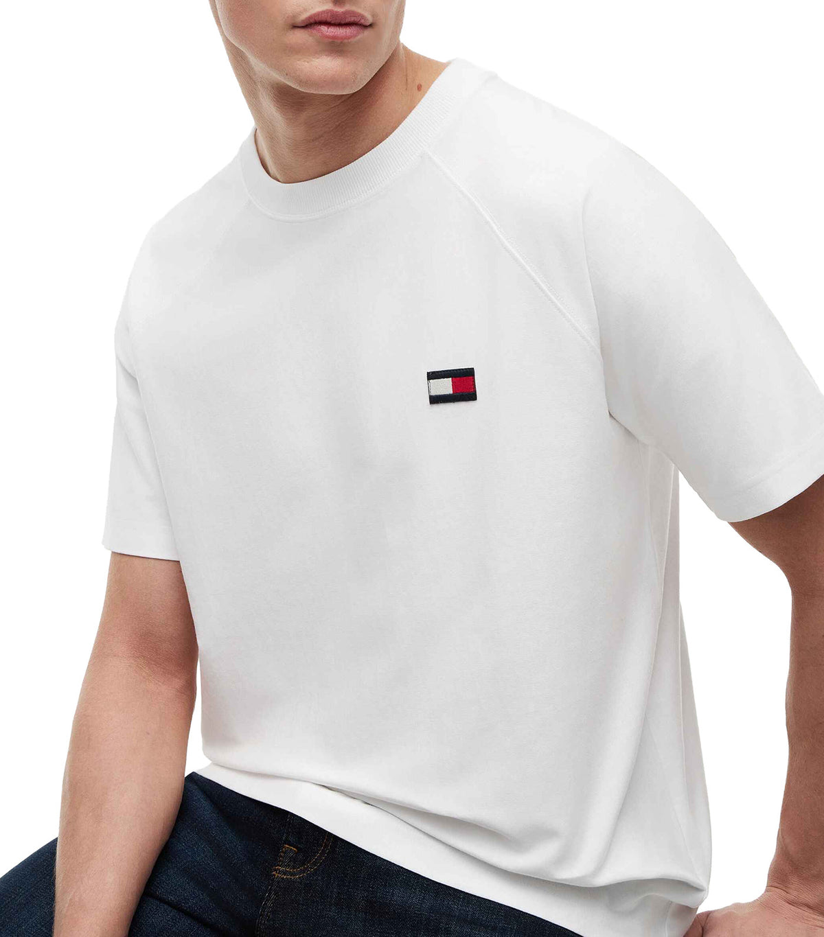 Men's Flag Elevated Tee White