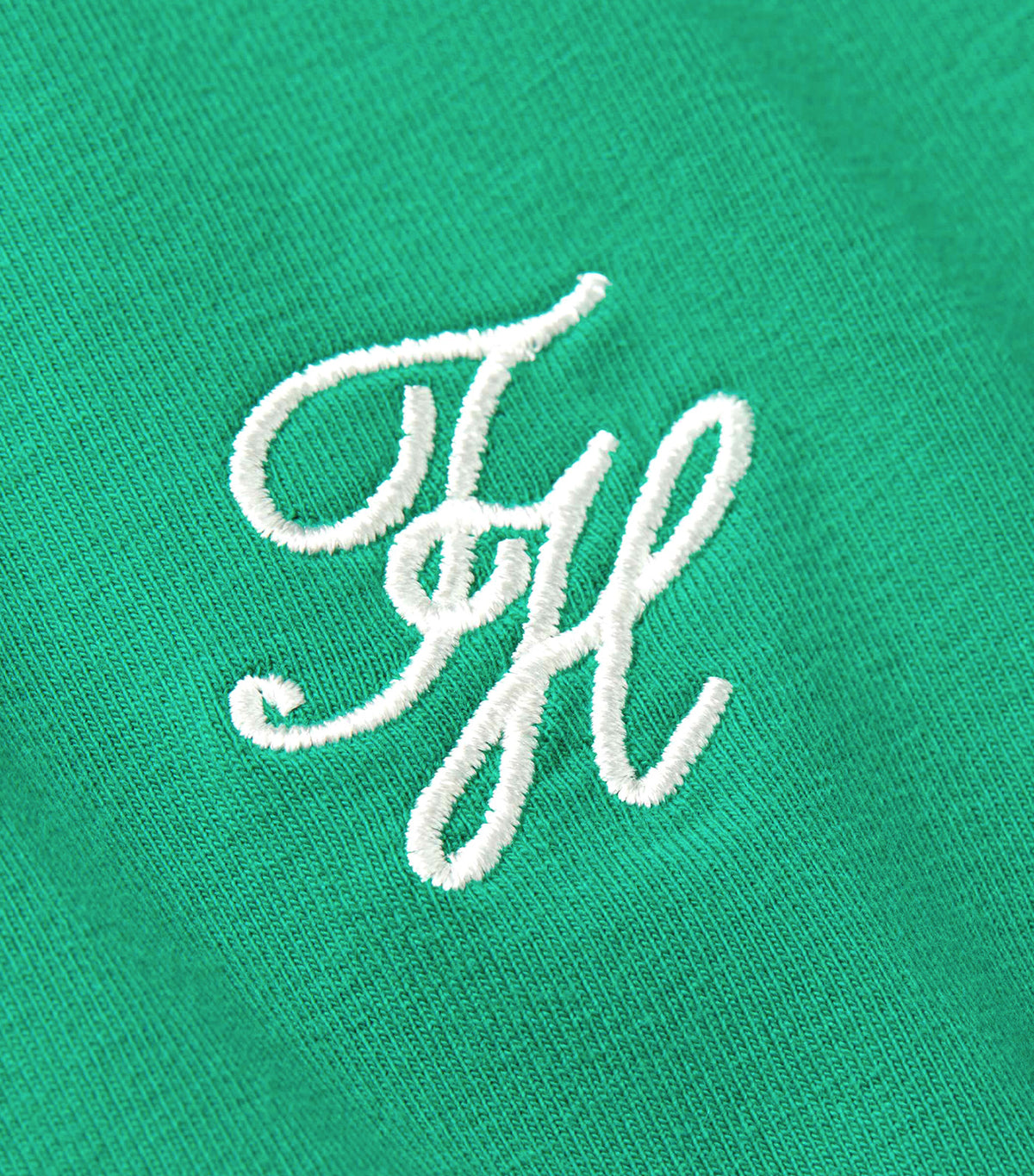Women's Script Reg Crew Neck Tee Courtside Green