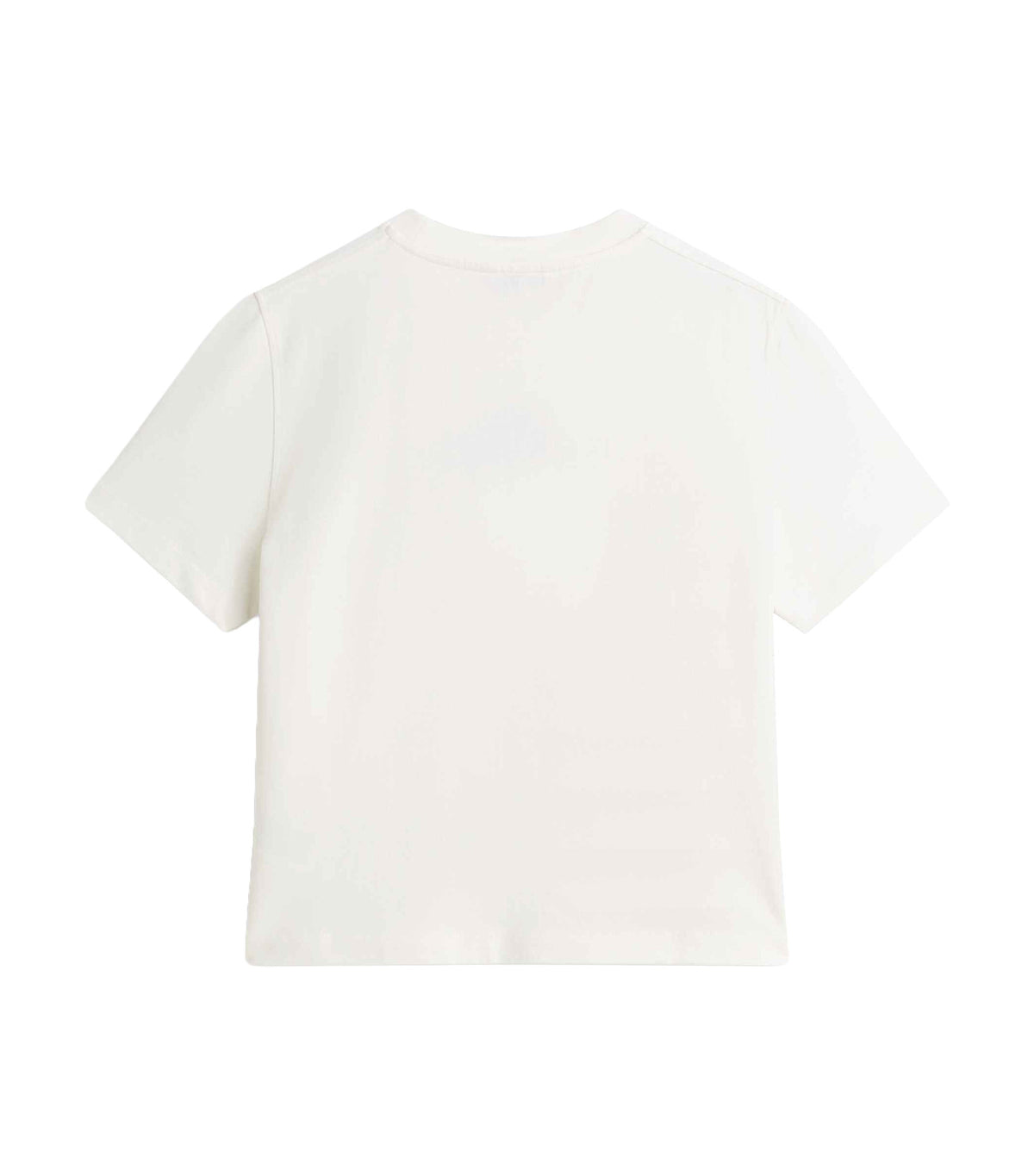 Women's Varsity Crest Modern Crew Neck Tee Ecru