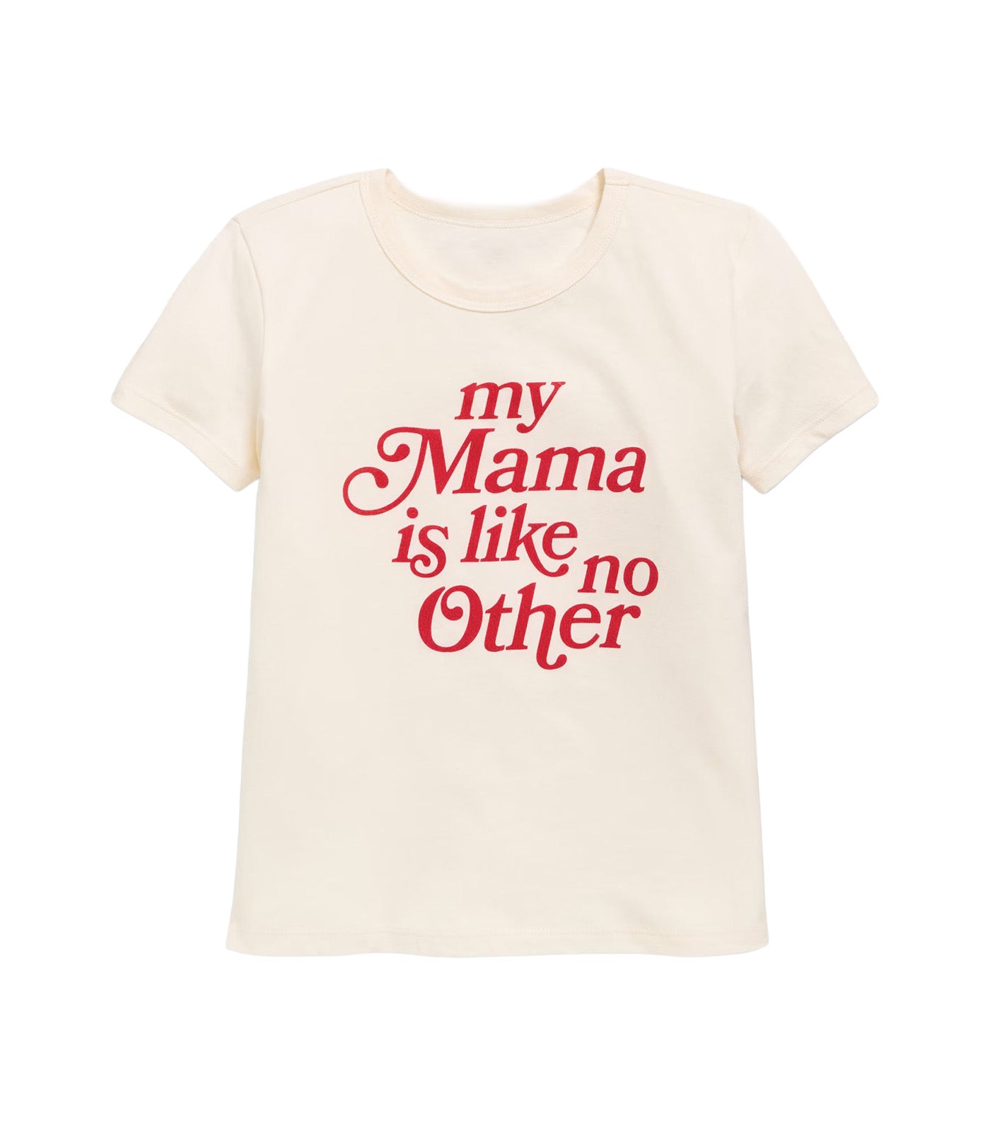 Old Navy Kids Short-Sleeve Graphic T-Shirt for Girls Creme