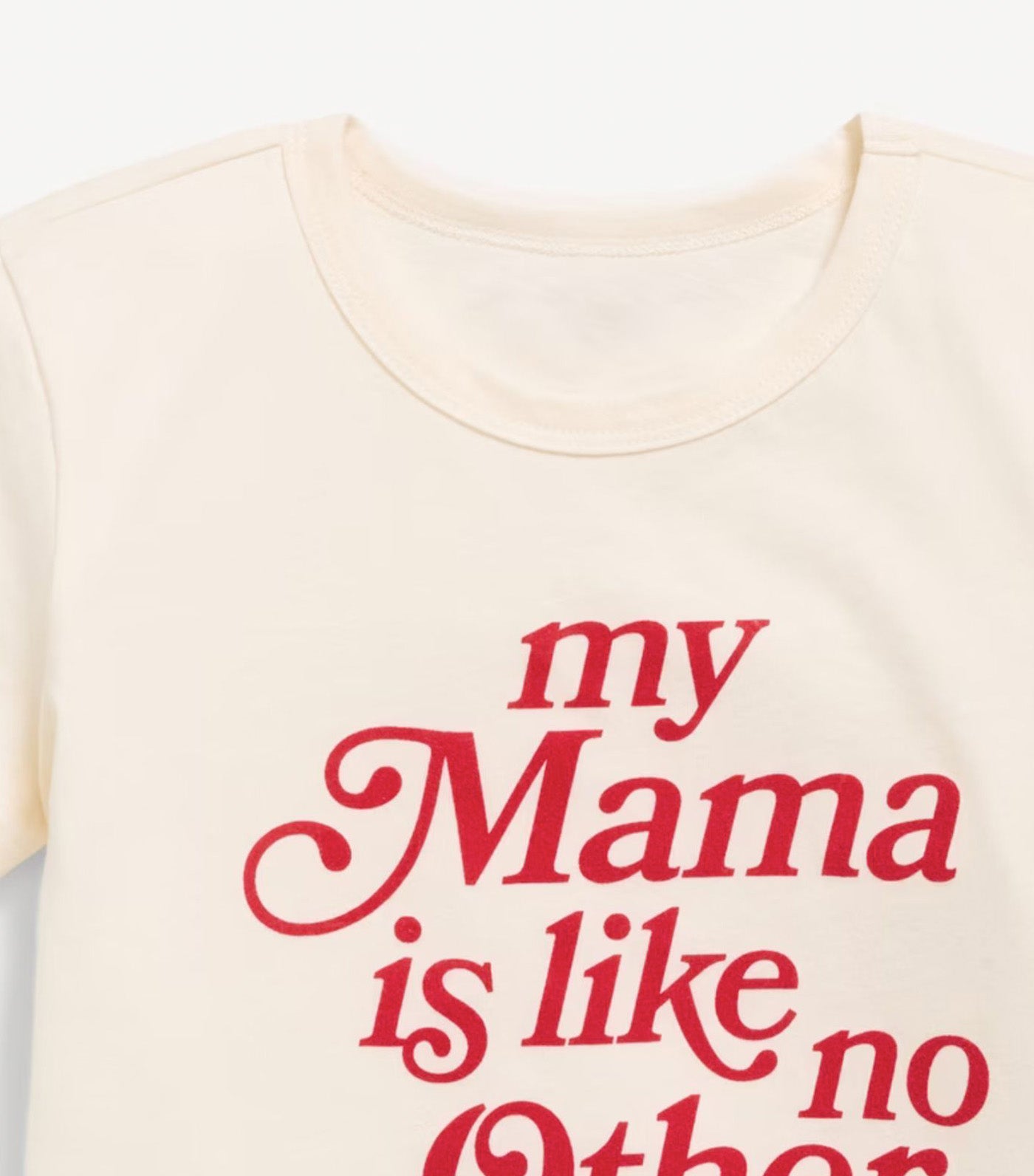Old Navy Kids Short-Sleeve Graphic T-Shirt for Girls Creme