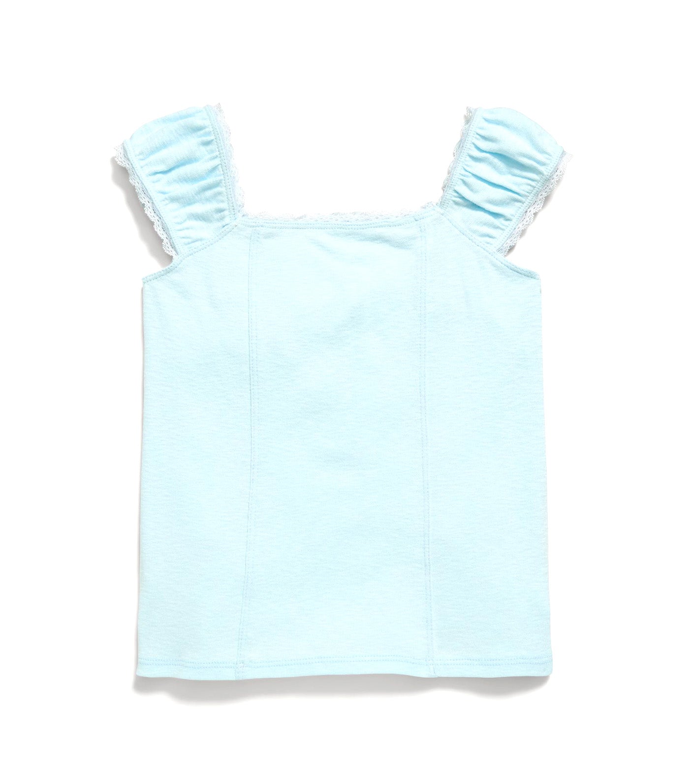 Short-Sleeve Ribbed Top for Girls
