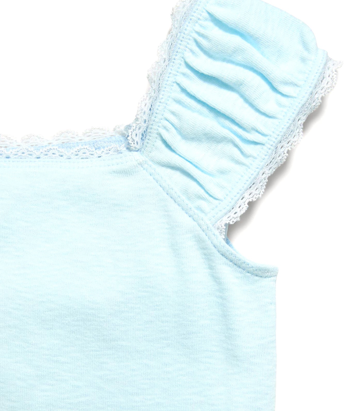 Short-Sleeve Ribbed Top for Girls