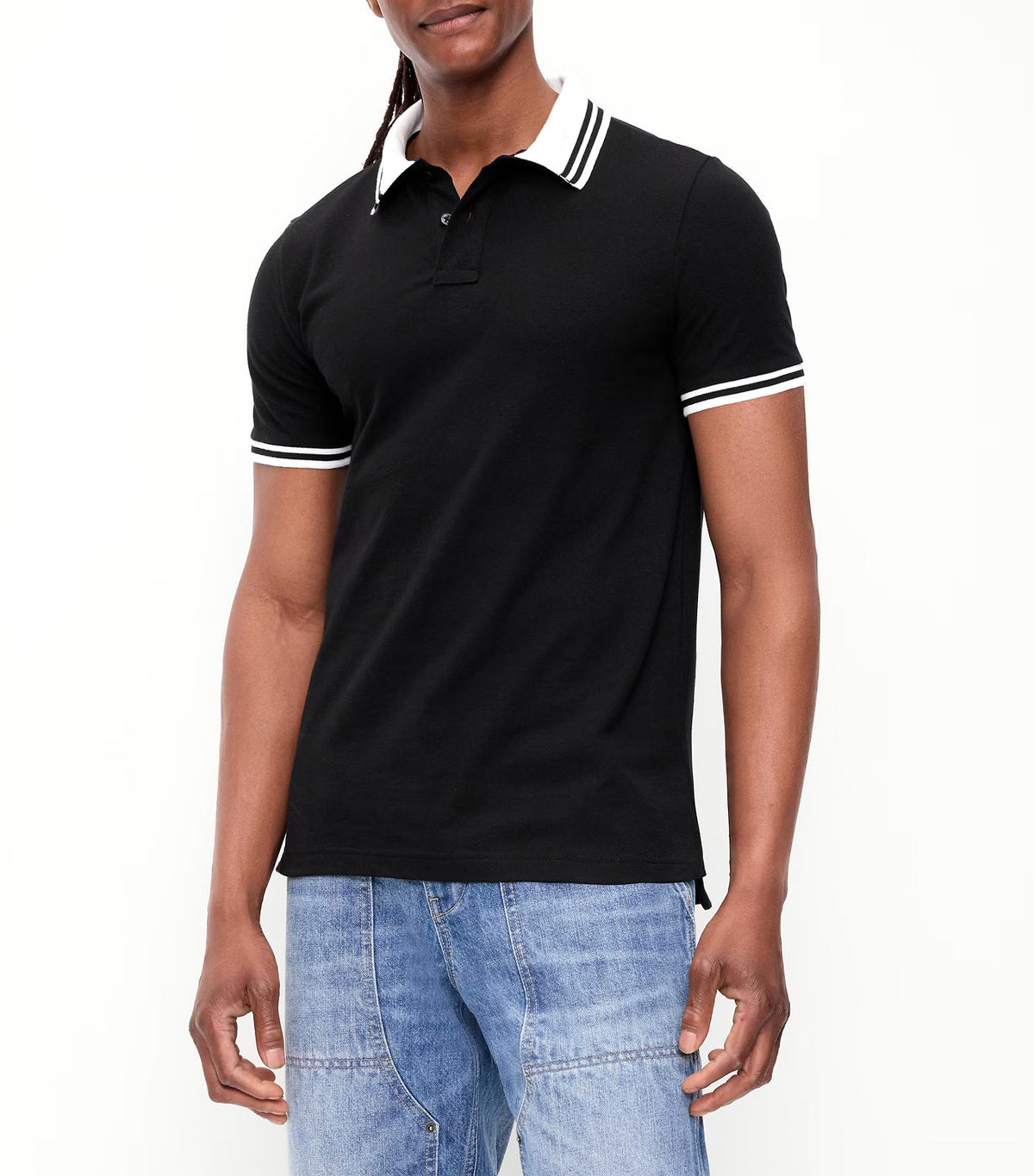 Classic Fit Pique Polo Blackjack Jas