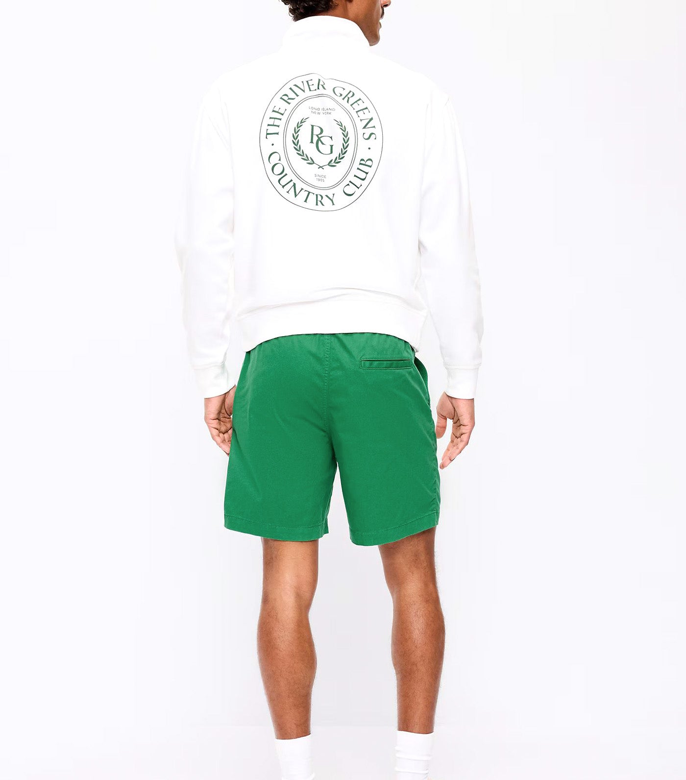 Old Navy Twill Jogger Shorts - 7in Inseam Emerald Pigment