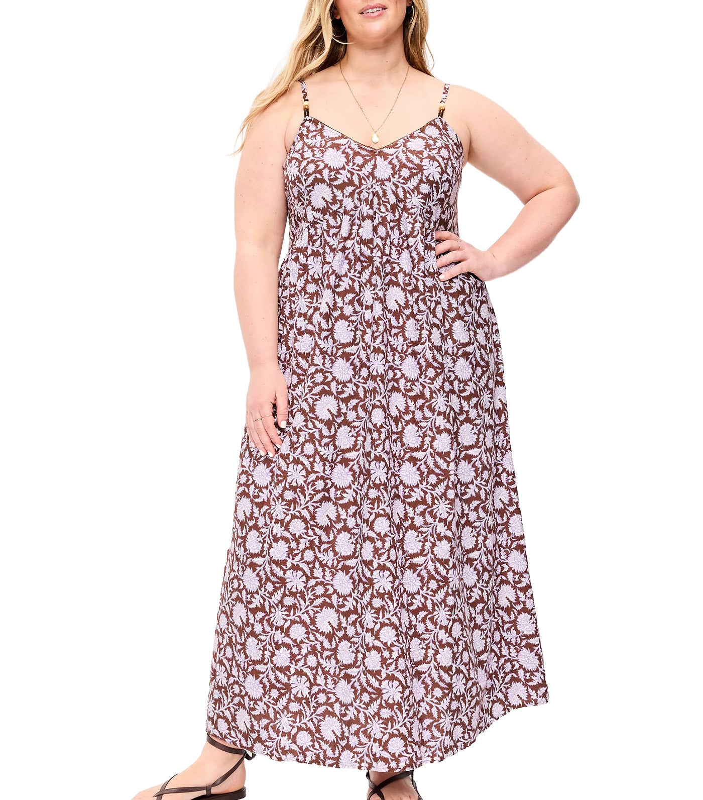 Sleeveless Boho Maxi Dress