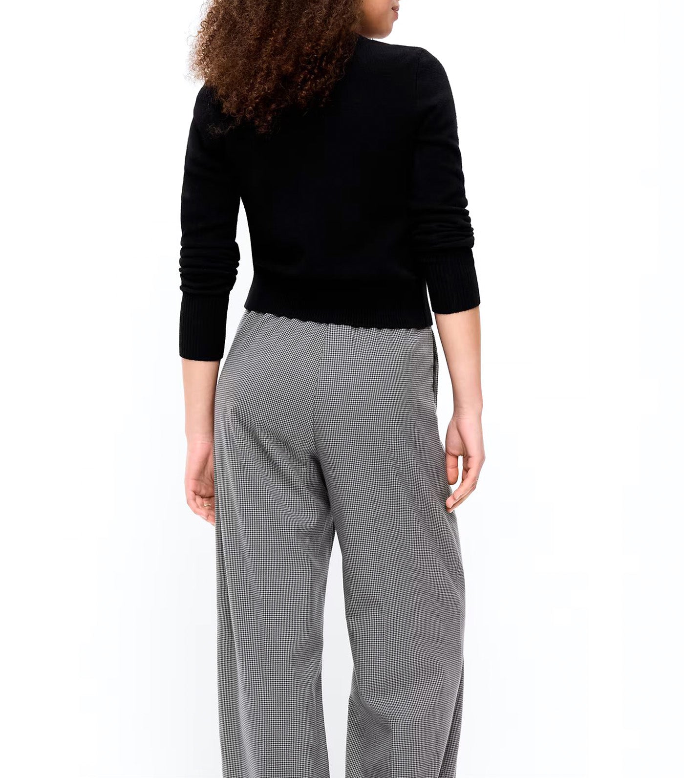 High-Waisted Billie Wide-Leg Trouser Chrome Gray