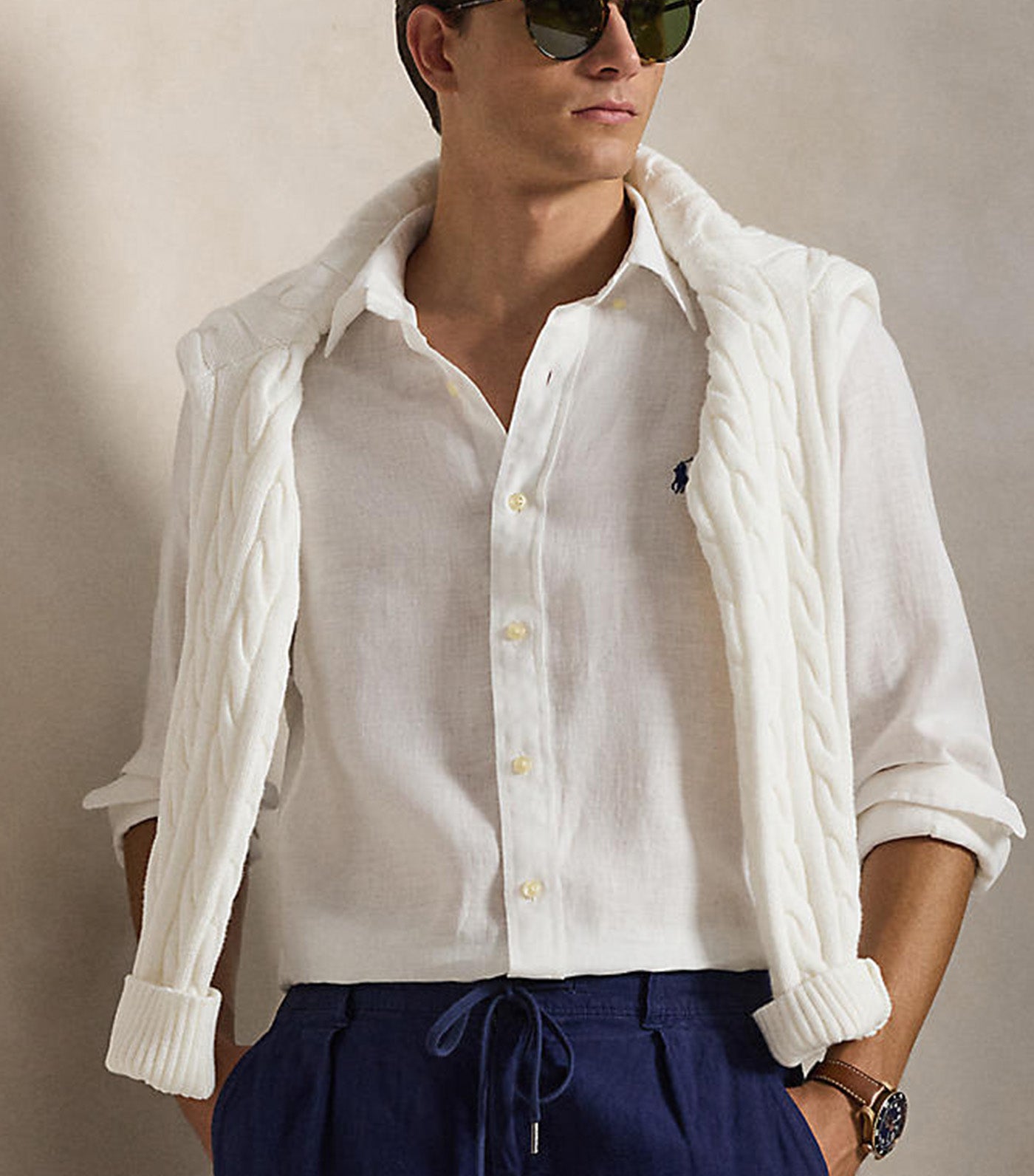 Men's Custom Fit Linen Shirt