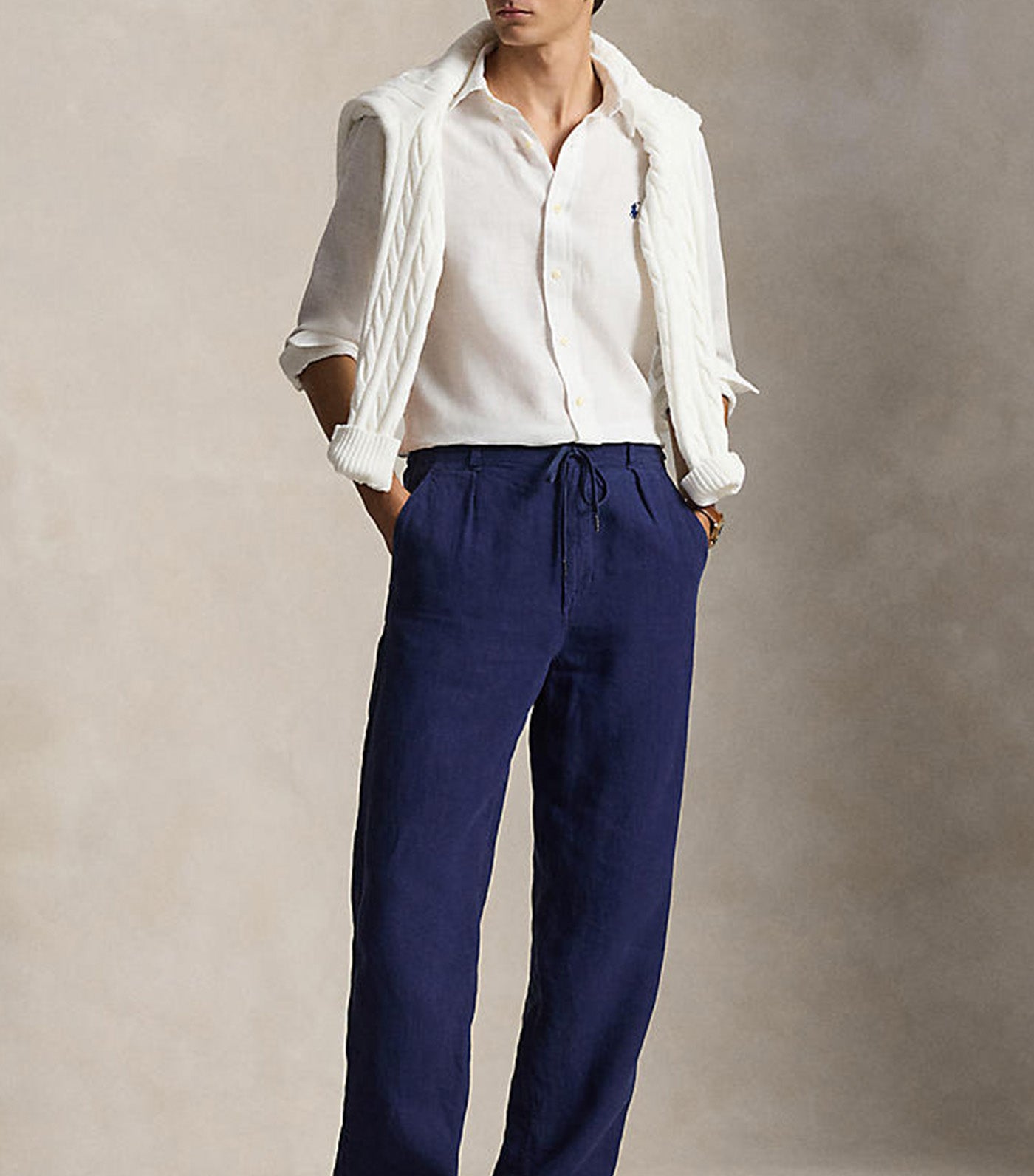 Men's Custom Fit Linen Shirt
