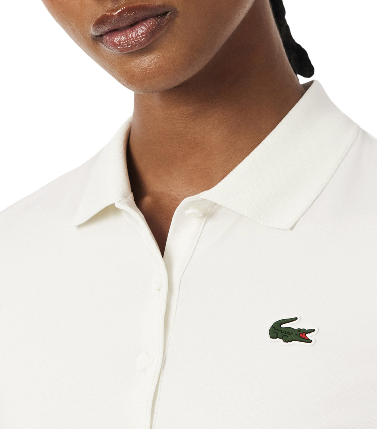 Slim Fit UV Protect Stretch Golf Polo Shirt Flour