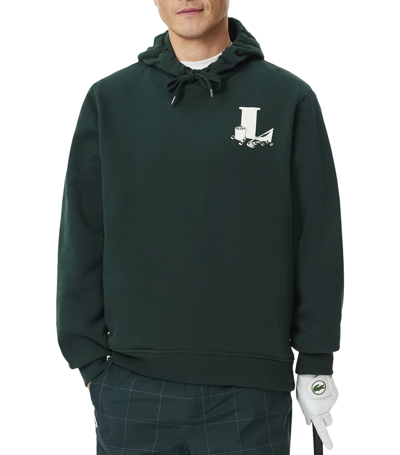 Printed Graphic Golf Hoodie Sinople