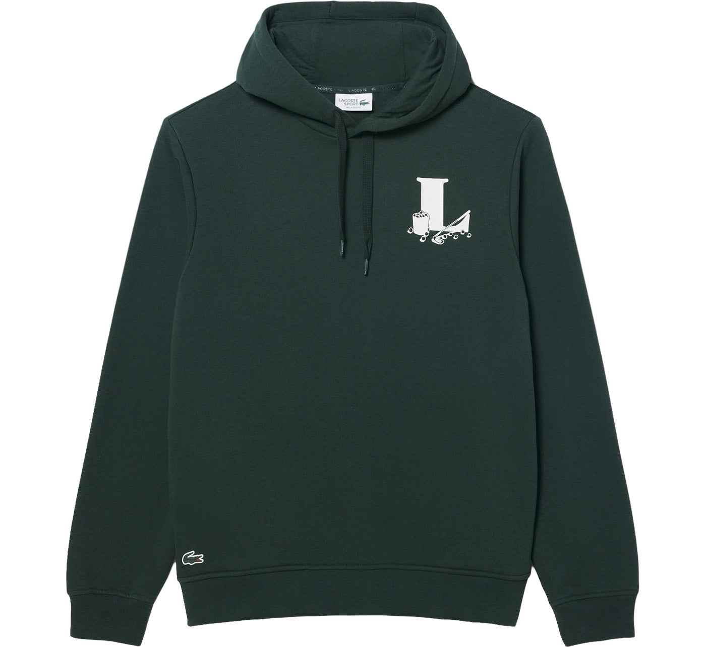 Printed Graphic Golf Hoodie Sinople