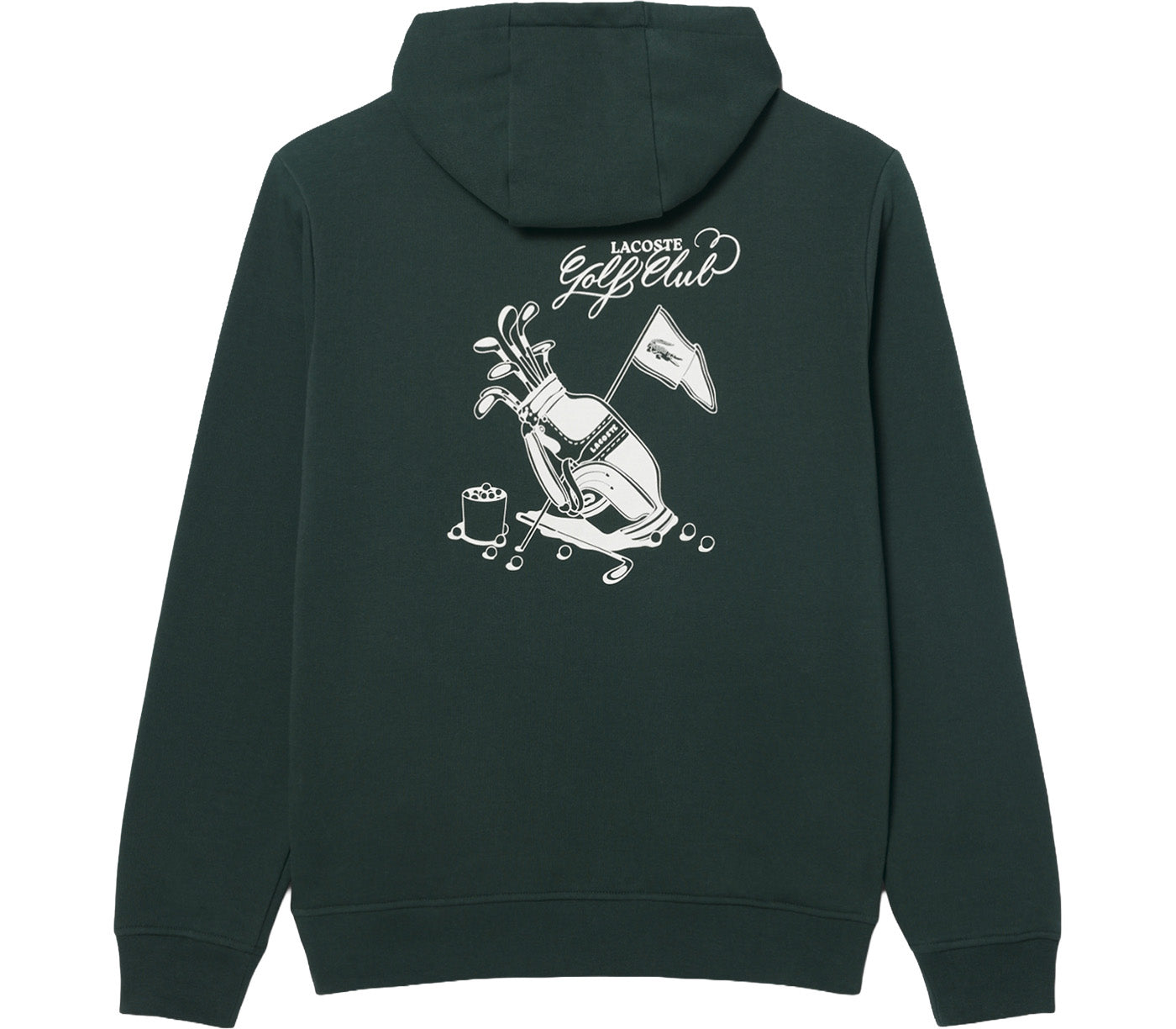 Printed Graphic Golf Hoodie Sinople