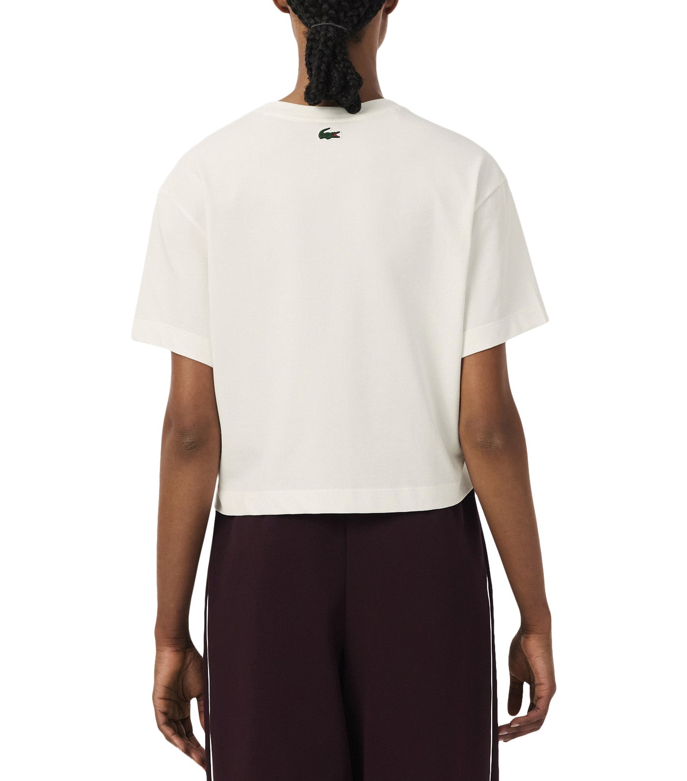 Oversized Tennis Heritage Badge T-Shirt Flour