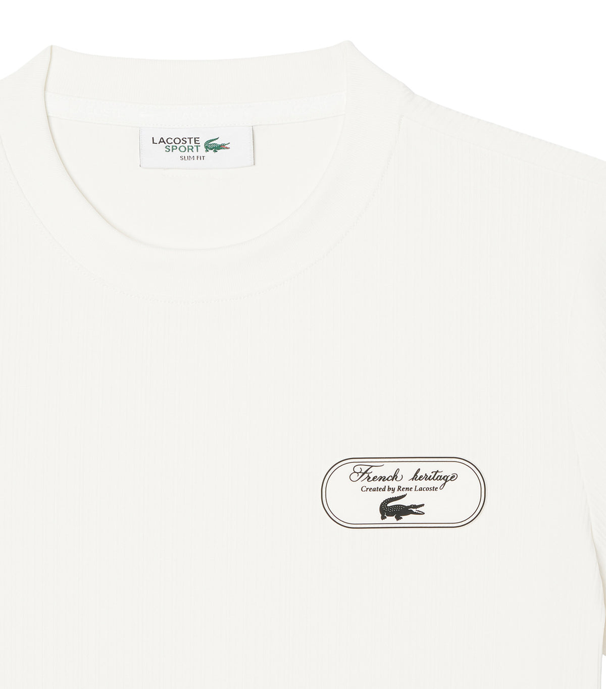 Ultra Dry Tennis Heritage Badge T-Shirt Flour