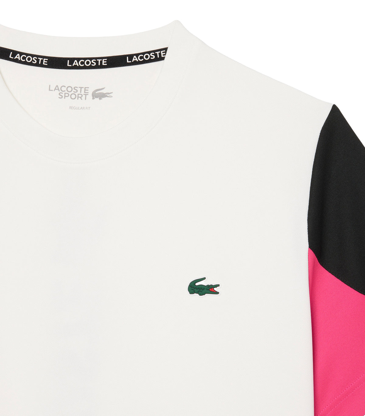 Sport Printed Color-Block T-Shirt Flour/Black/Carmine