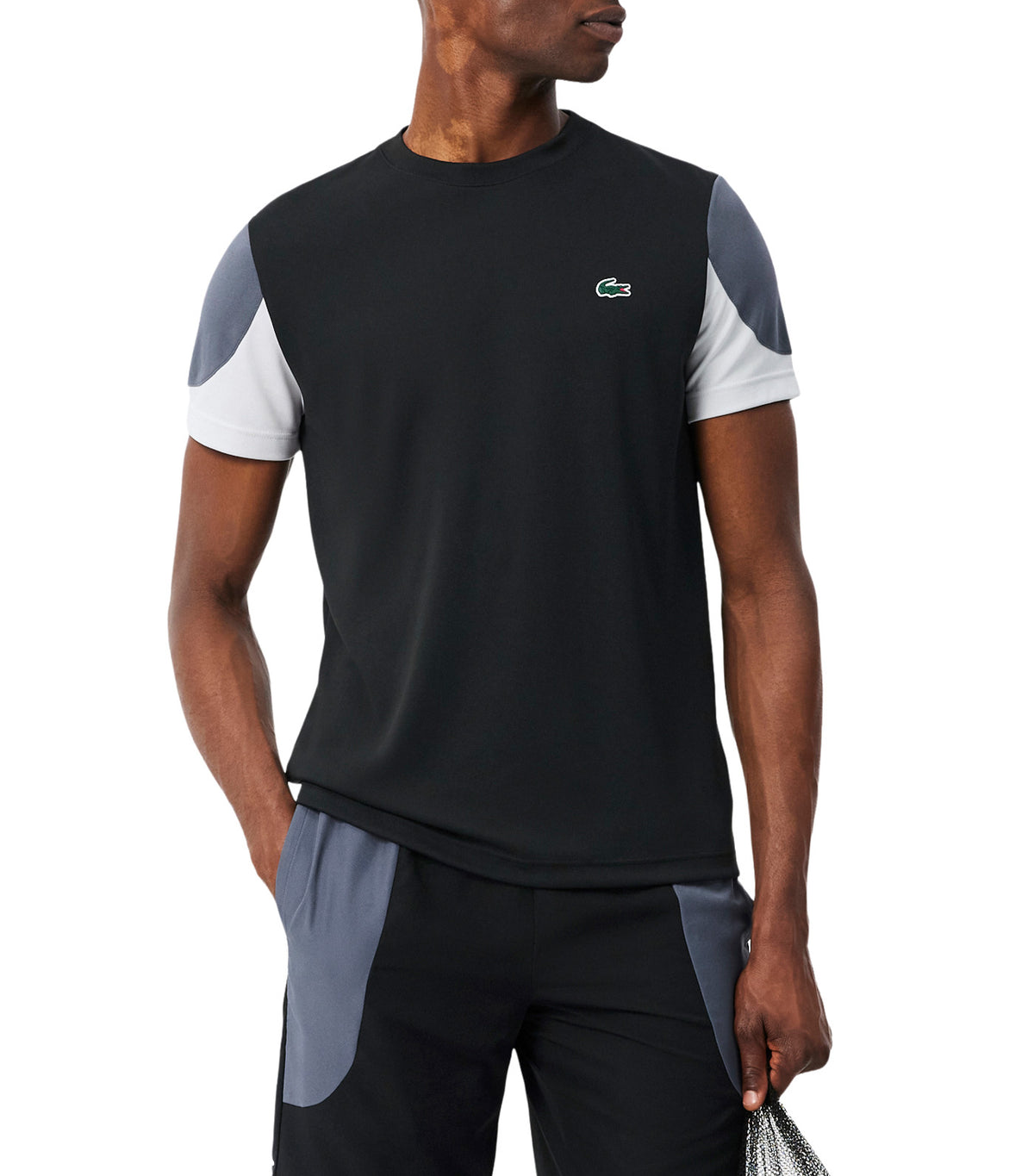 Sport Printed Color-Block T-Shirt Black/Urban/Patisson