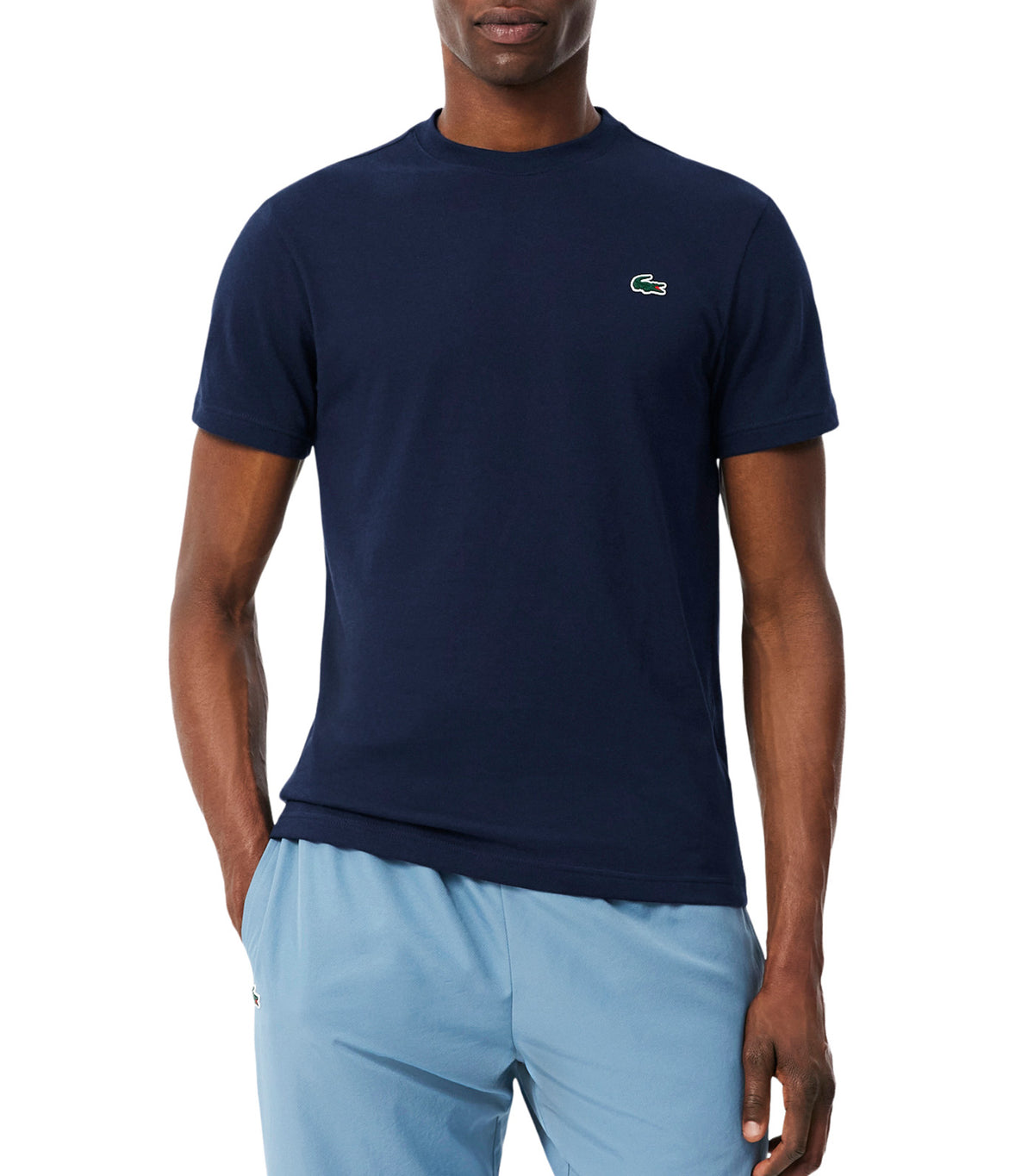 Ultra Dry Printed Sport T-Shirt Navy Blue/White